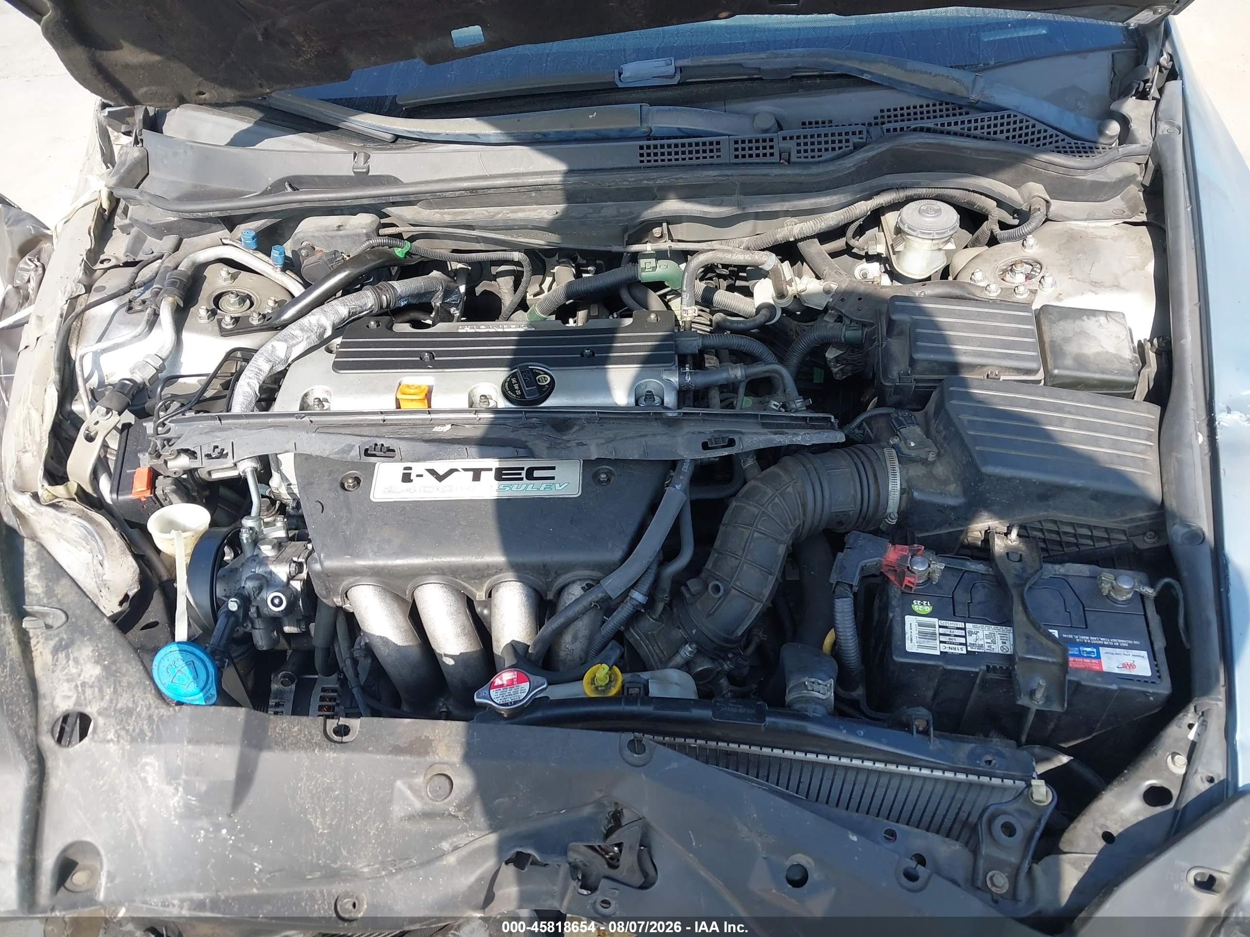 2006 Honda Accord 2.4 Lx Silver vin: 1HGCM56496A076331