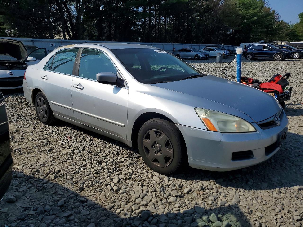 2006 Honda Accord Silver vin: 1HGCM56496A127438