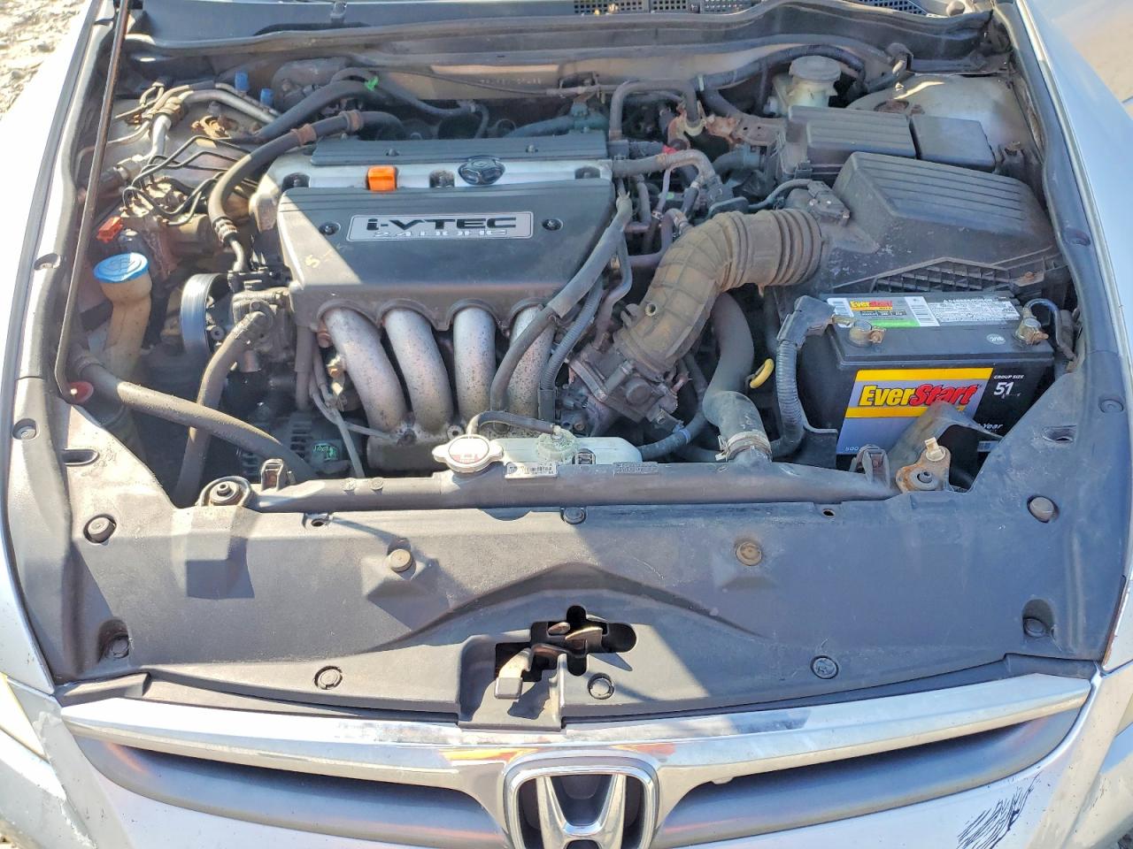 2006 Honda Accord Silver vin: 1HGCM56496A127438