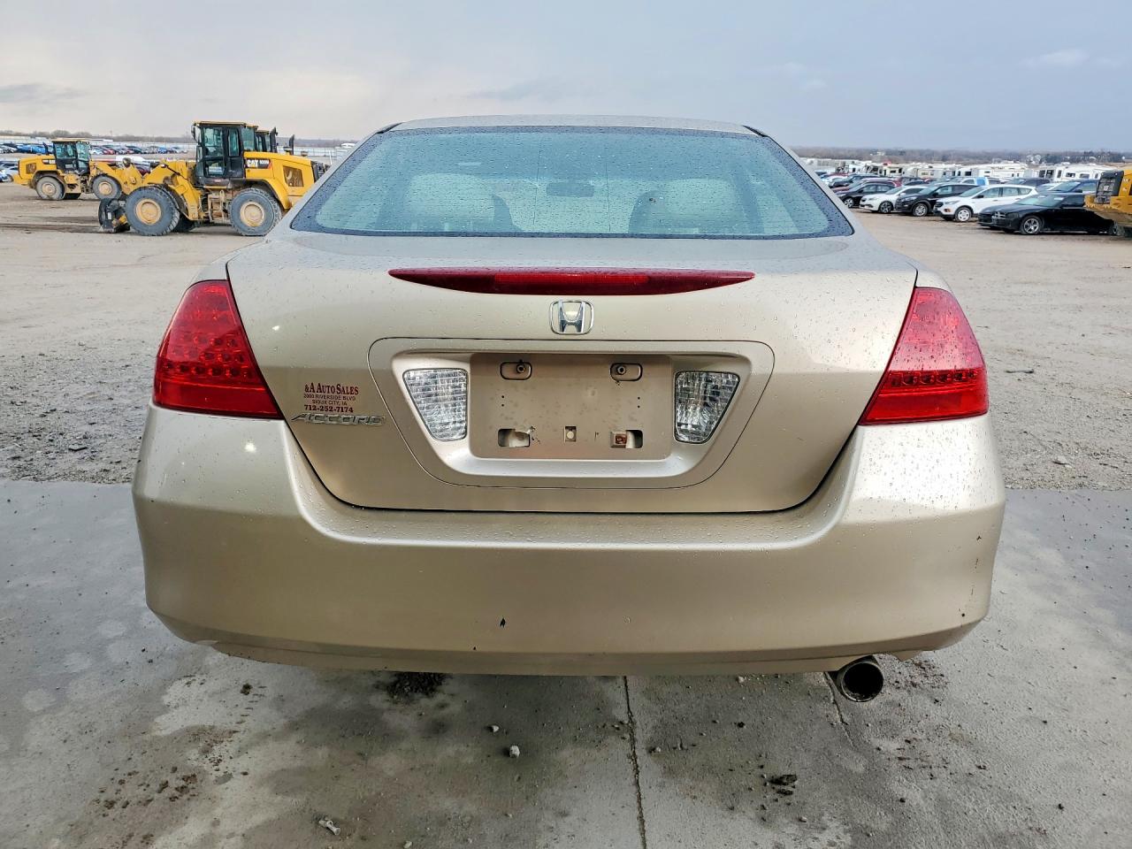 2007 Honda Accord Lx Brown vin: 1HGCM56497A027583