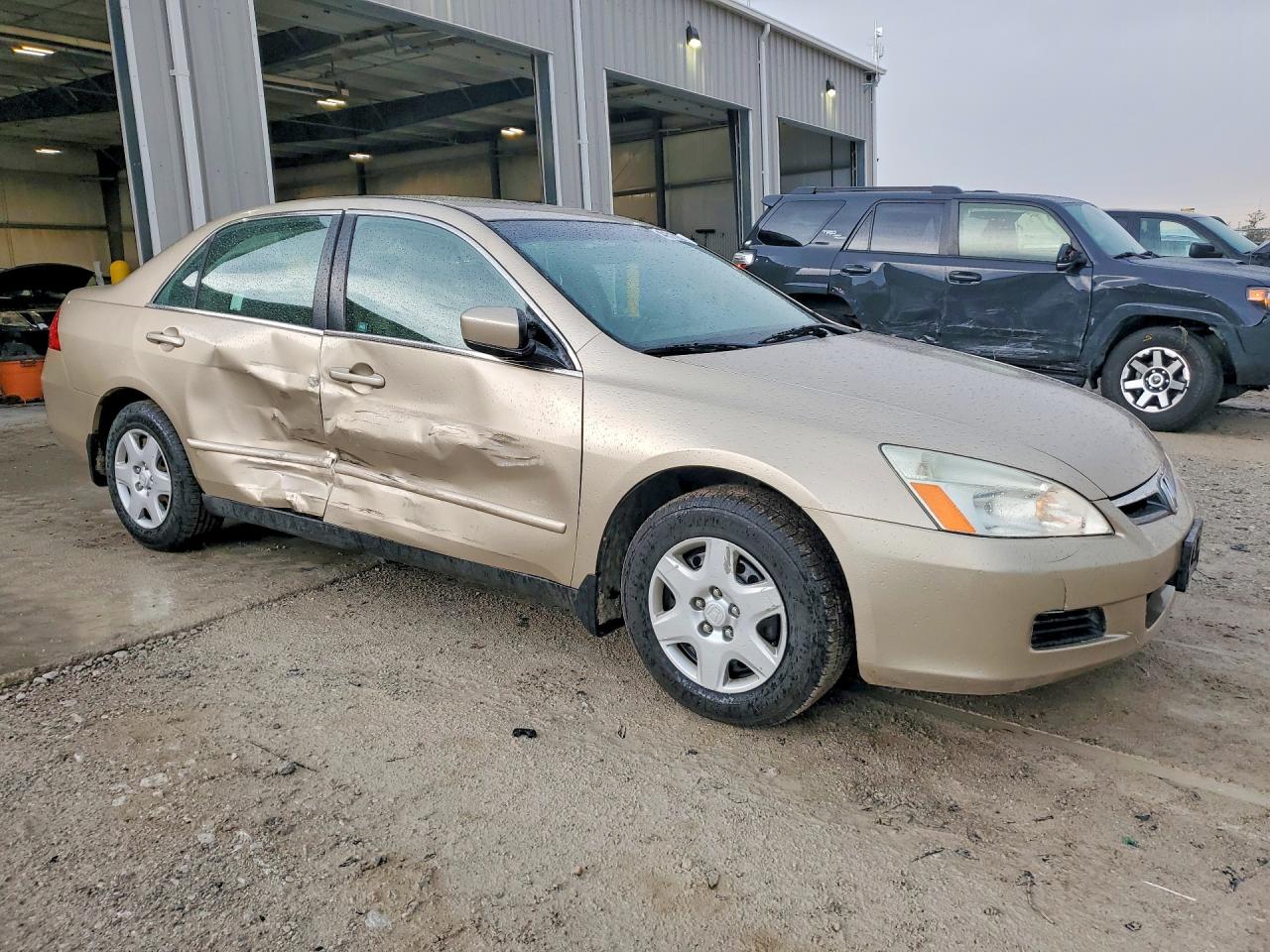 2007 Honda Accord Lx Brown vin: 1HGCM56497A027583