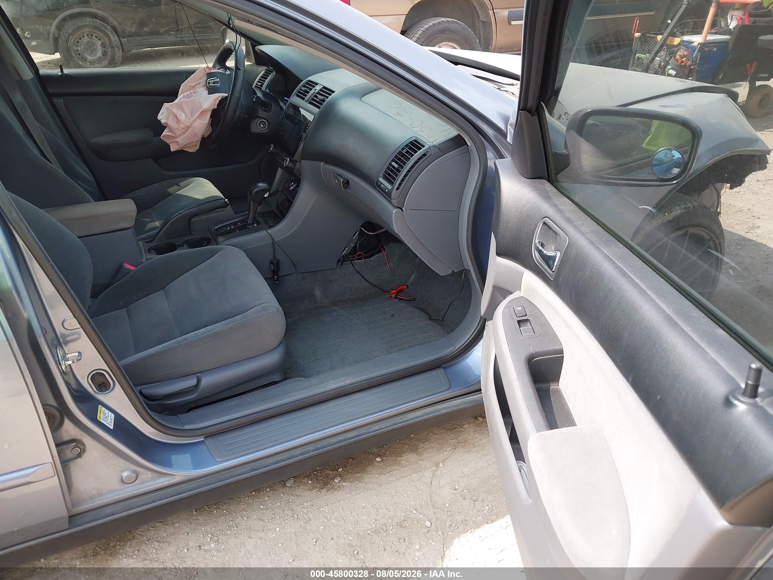 2007 Honda Accord 2.4 Lx Blue vin: 1HGCM56497A076900