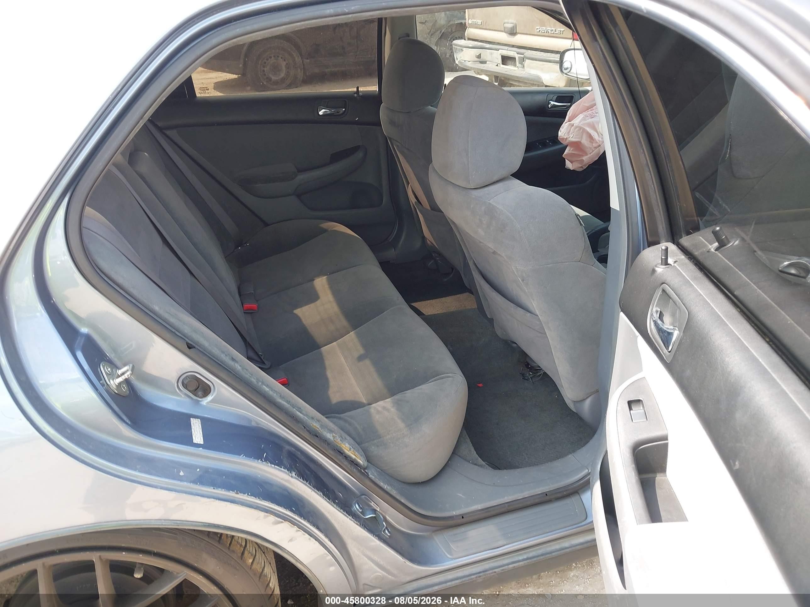 2007 Honda Accord 2.4 Lx Blue vin: 1HGCM56497A076900