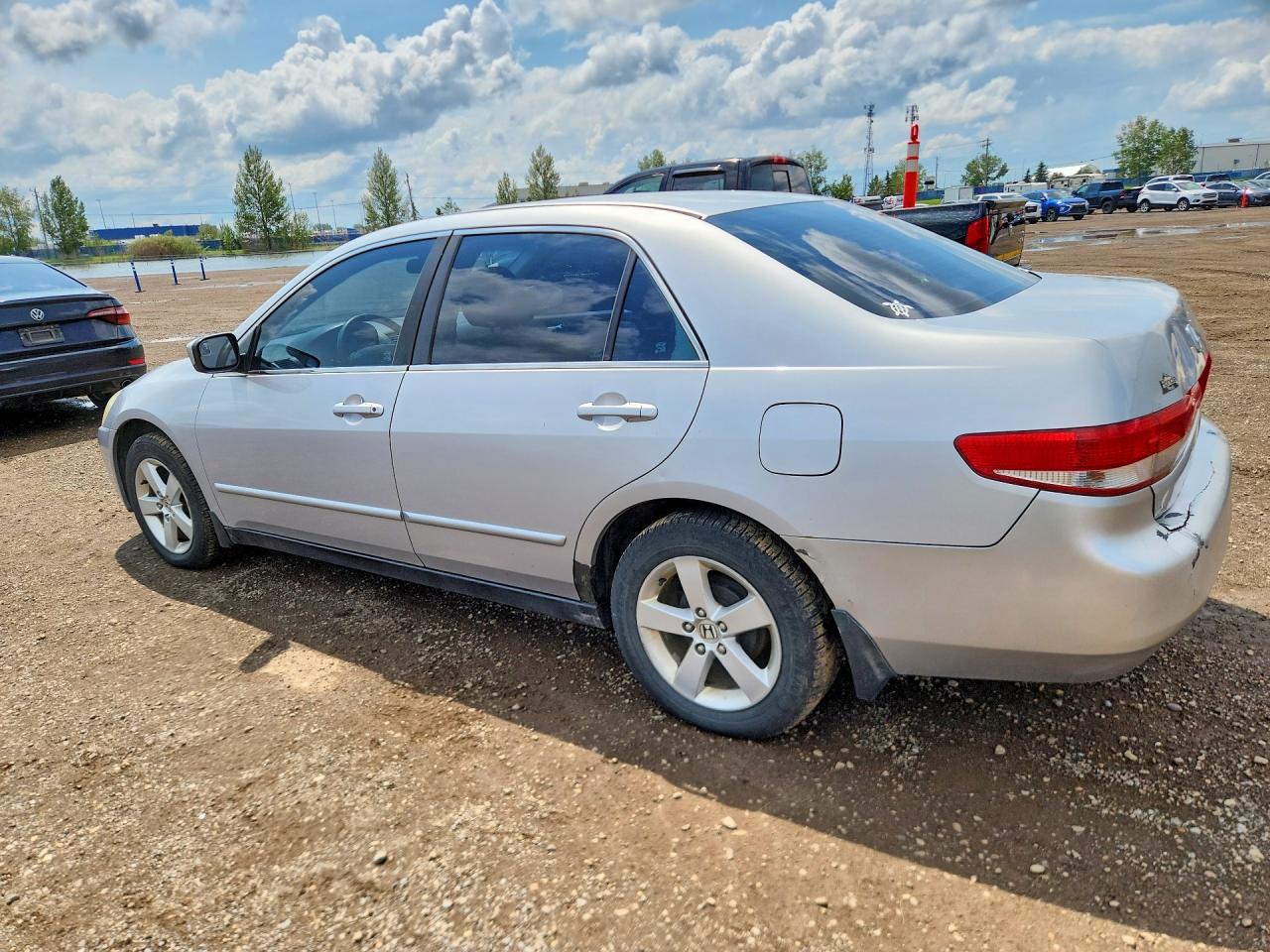 2003 Honda Accord Lx Silver vin: 1HGCM564X3A803438