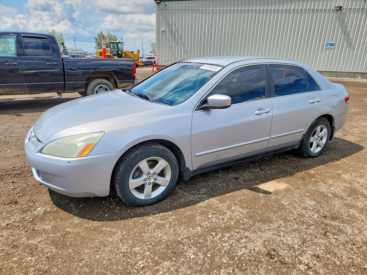 2003 Honda Accord Lx Silver vin: 1HGCM564X3A803438