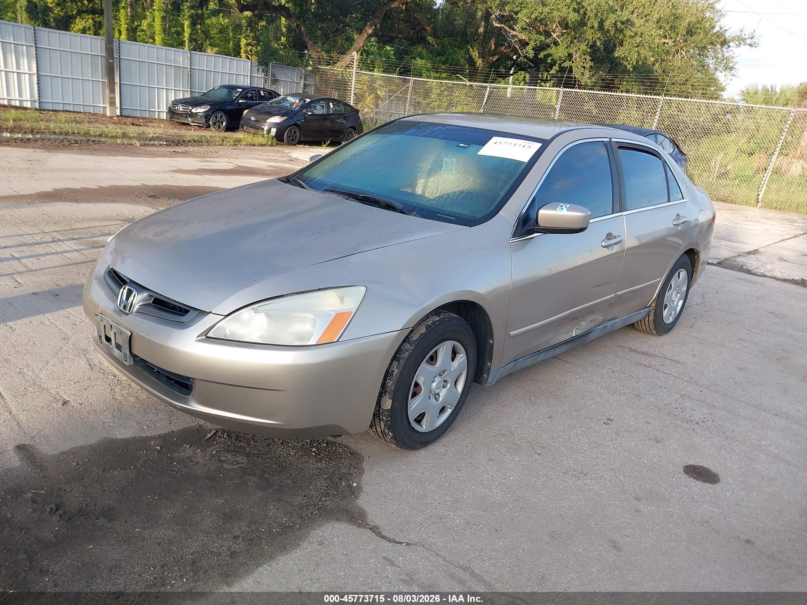 2005 Honda Accord 2.4 Lx Gold vin: 1HGCM564X5A016637