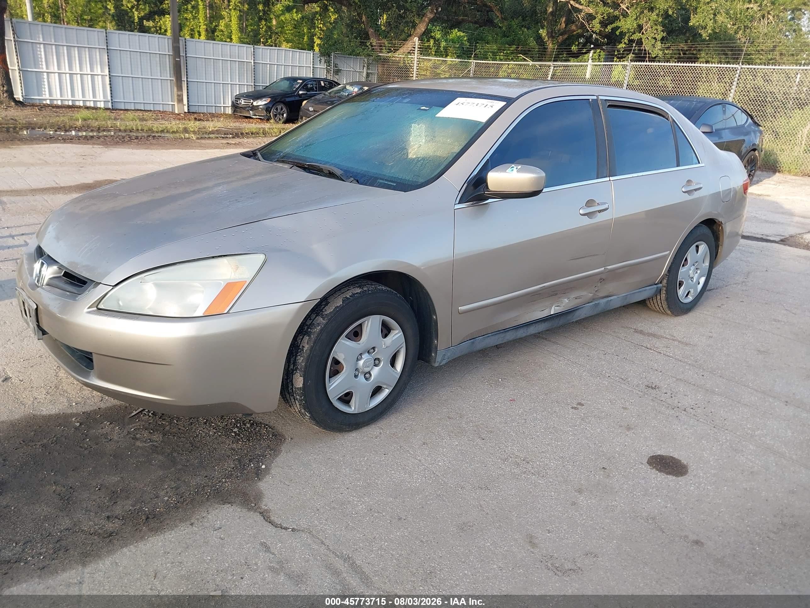 2005 Honda Accord 2.4 Lx Gold vin: 1HGCM564X5A016637