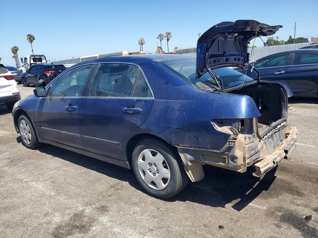 2005 Honda Accord Lx Blue vin: 1HGCM564X5A031882