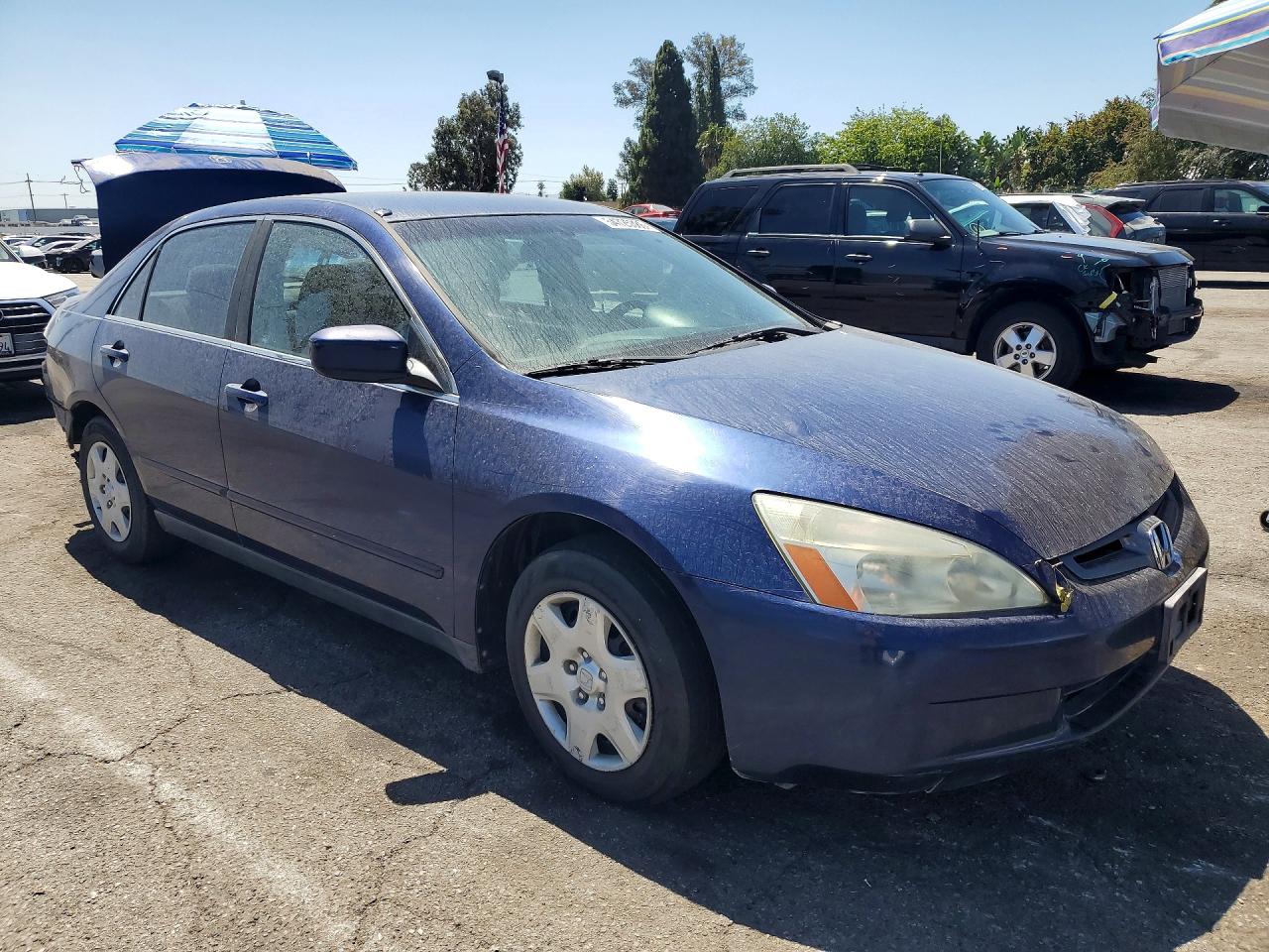 2005 Honda Accord Lx Blue vin: 1HGCM564X5A031882
