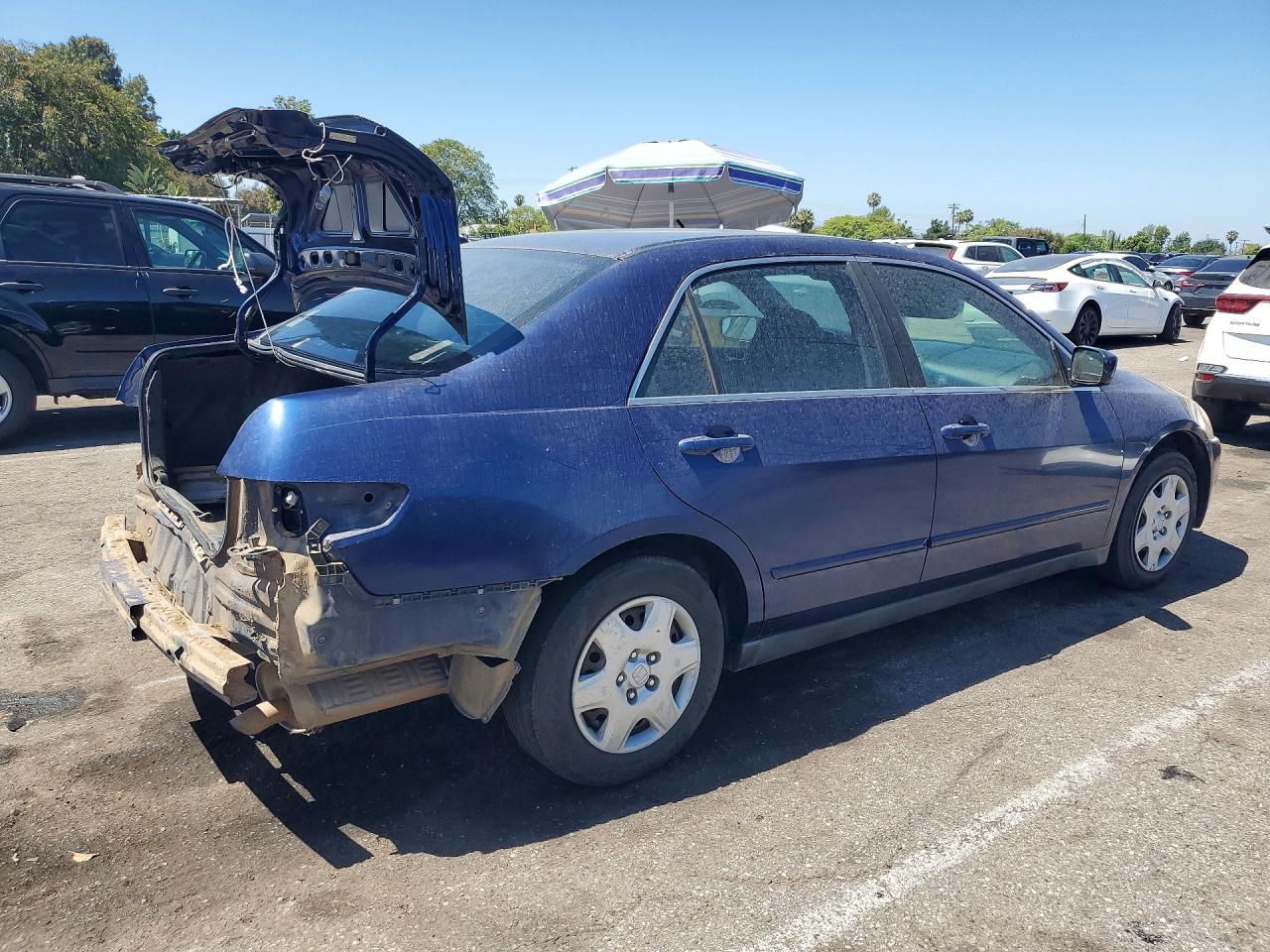 2005 Honda Accord Lx Blue vin: 1HGCM564X5A031882