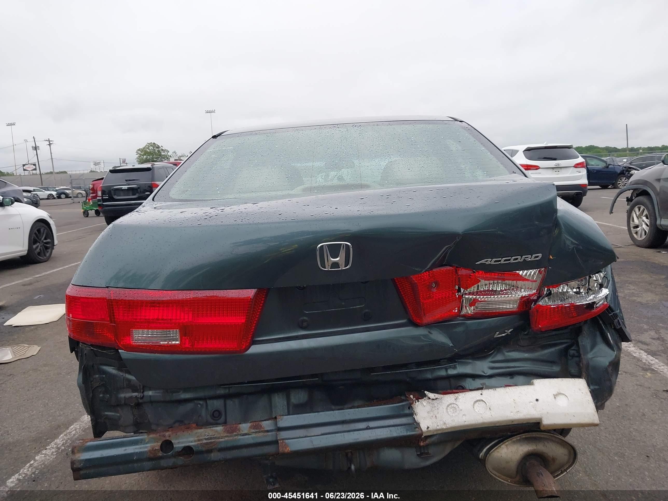 2005 Honda Accord 2.4 Lx Gray vin: 1HGCM564X5A039349