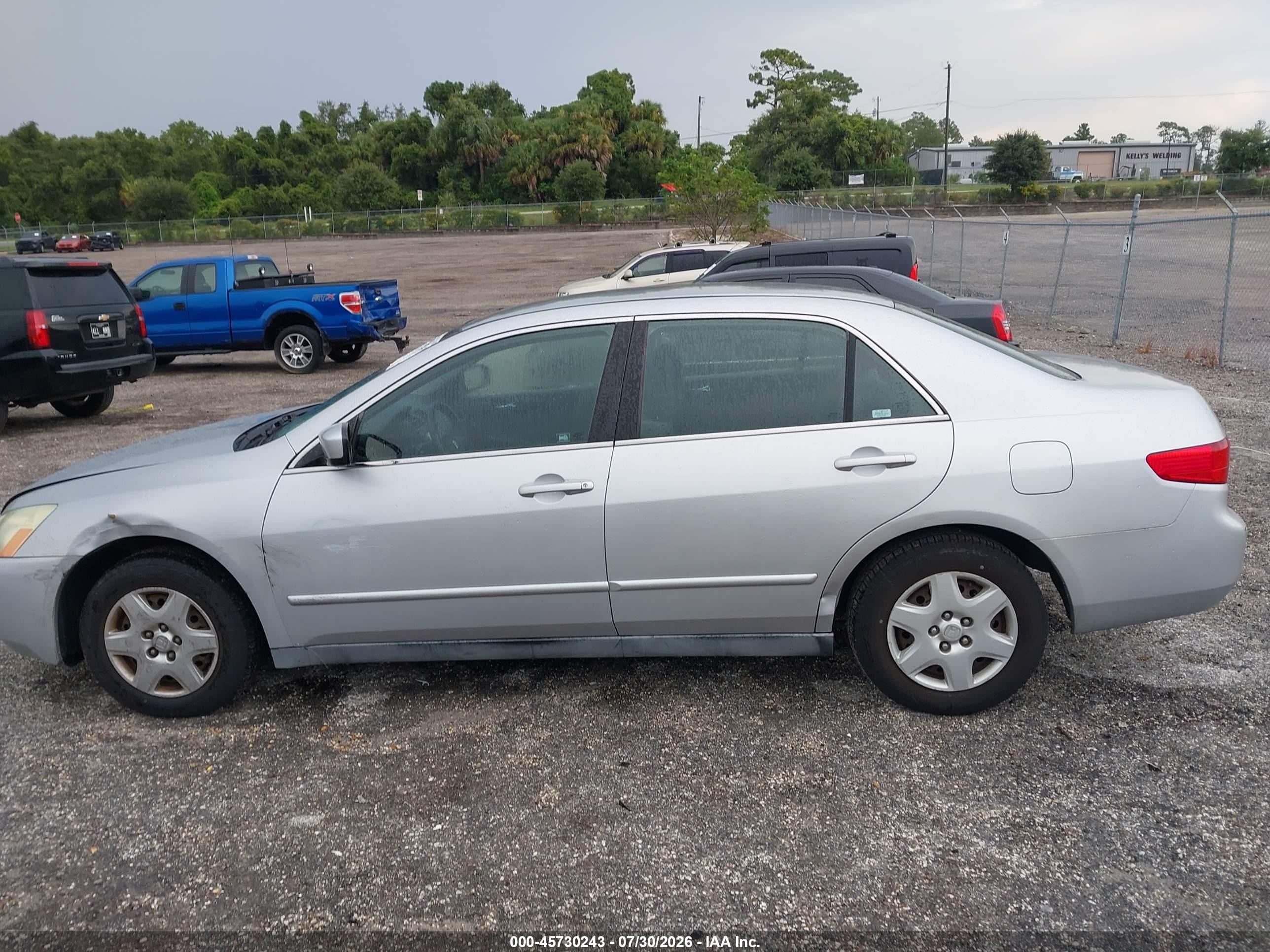 2005 Honda Accord 2.4 Lx Silver vin: 1HGCM564X5A039481