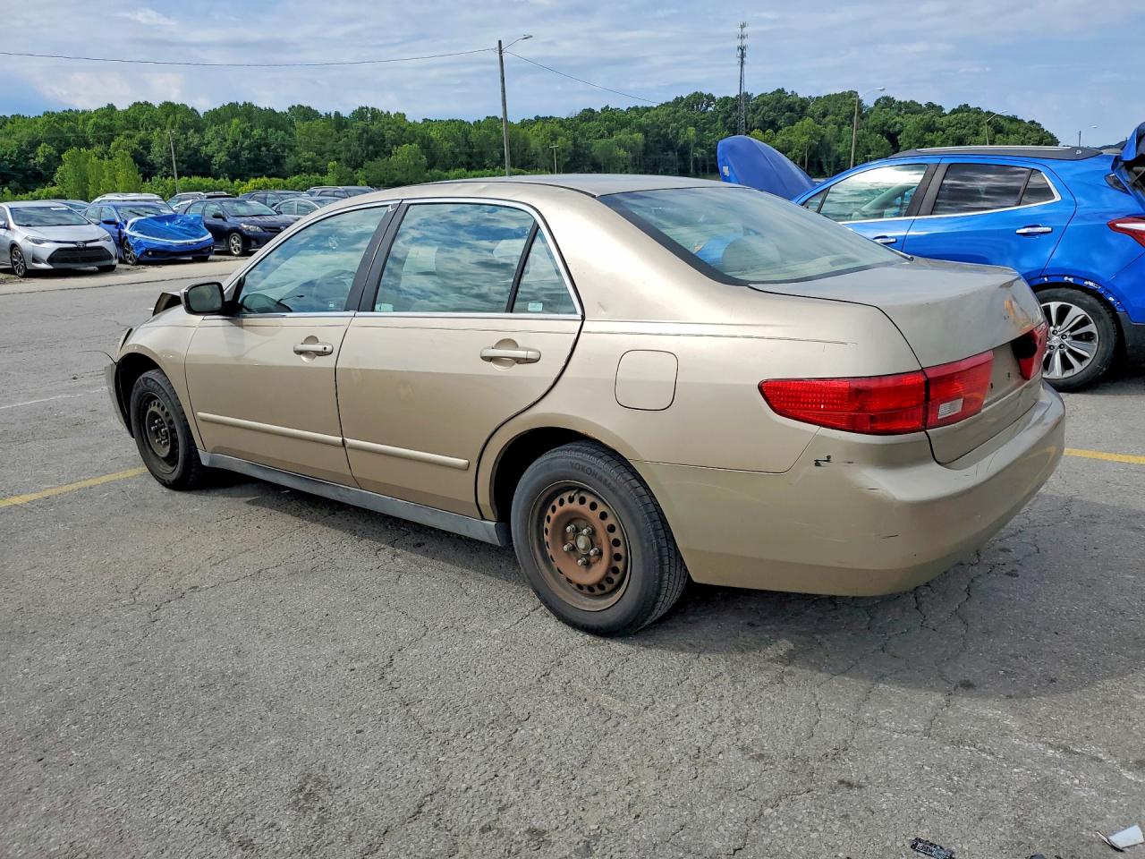 2005 Honda Accord Lx Tan vin: 1HGCM564X5A081813