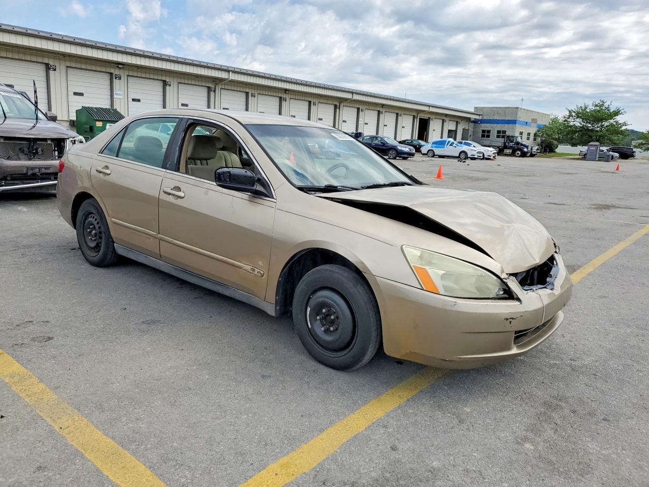 2005 Honda Accord Lx Tan vin: 1HGCM564X5A081813