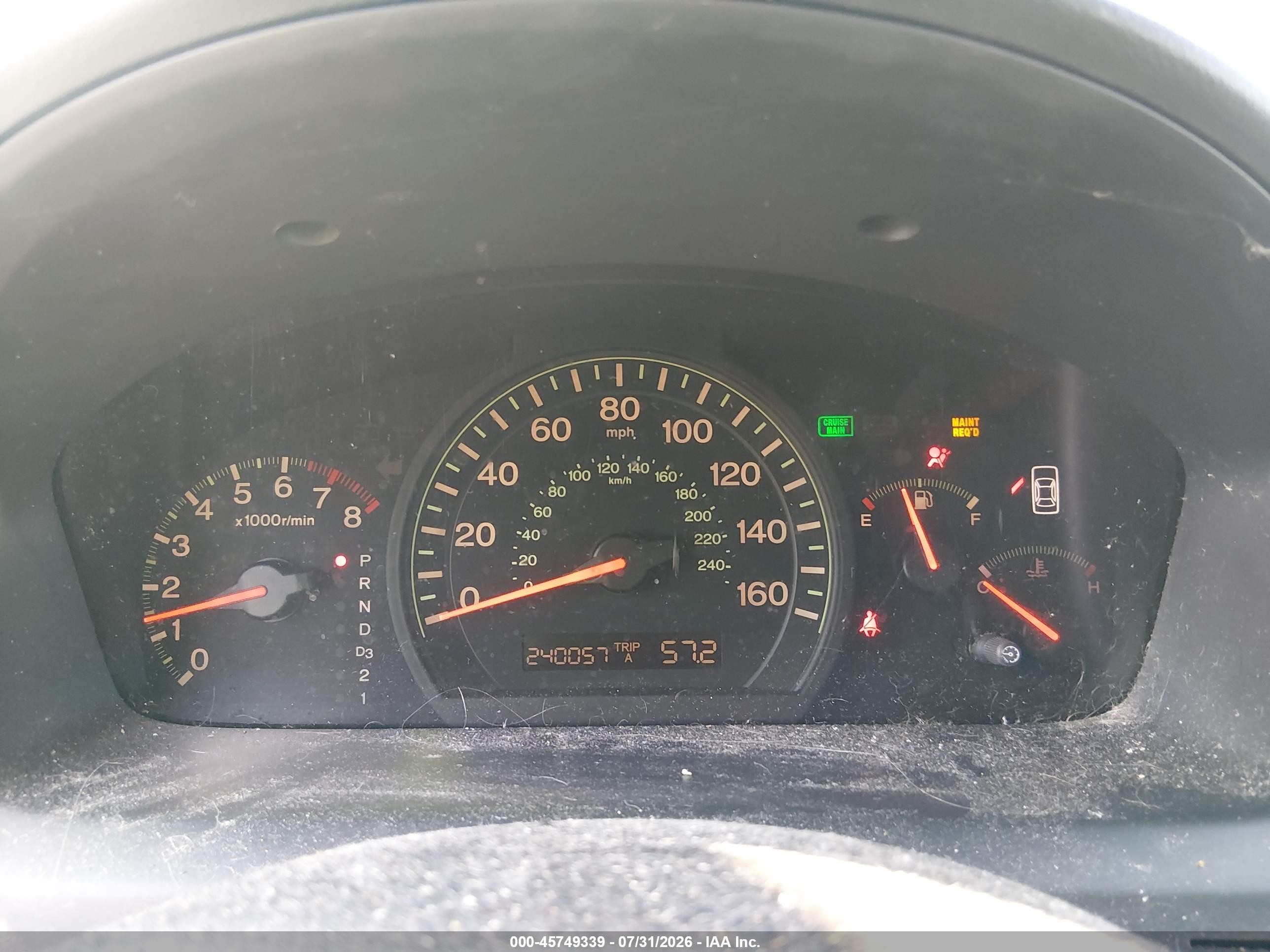2005 Honda Accord 2.4 Lx Silver vin: 1HGCM564X5A109335