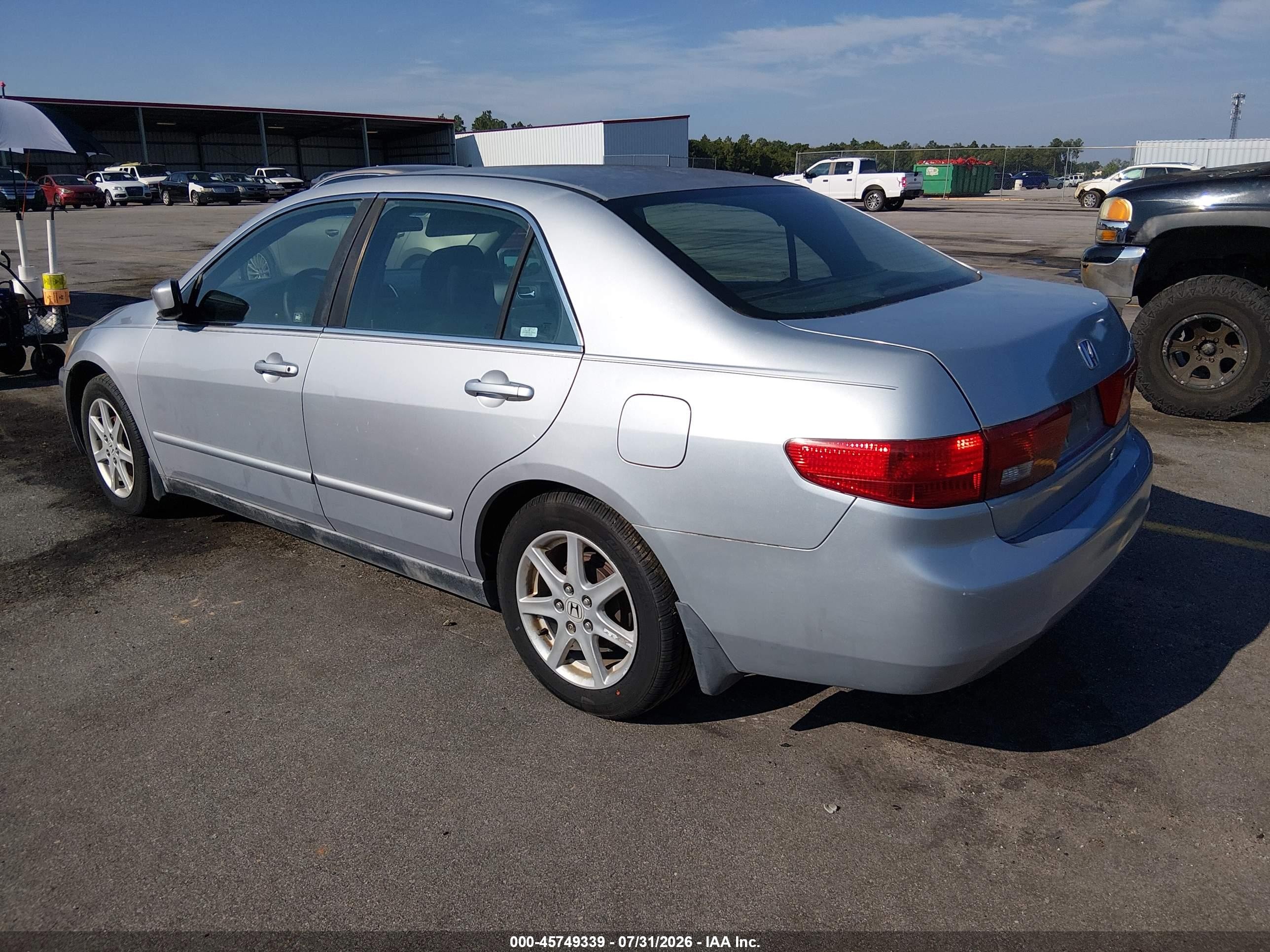 2005 Honda Accord 2.4 Lx Silver vin: 1HGCM564X5A109335
