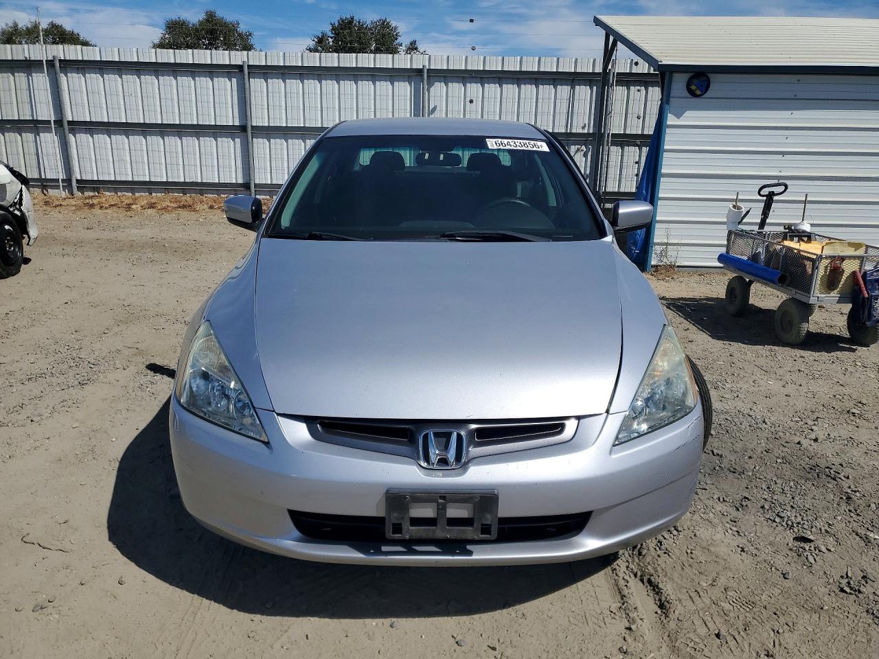 2005 Honda Accord Lx Silver vin: 1HGCM564X5A122845