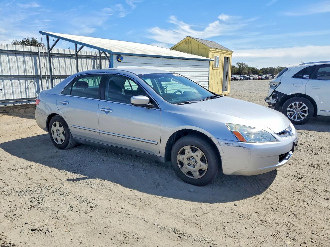 2005 Honda Accord Lx Silver vin: 1HGCM564X5A122845
