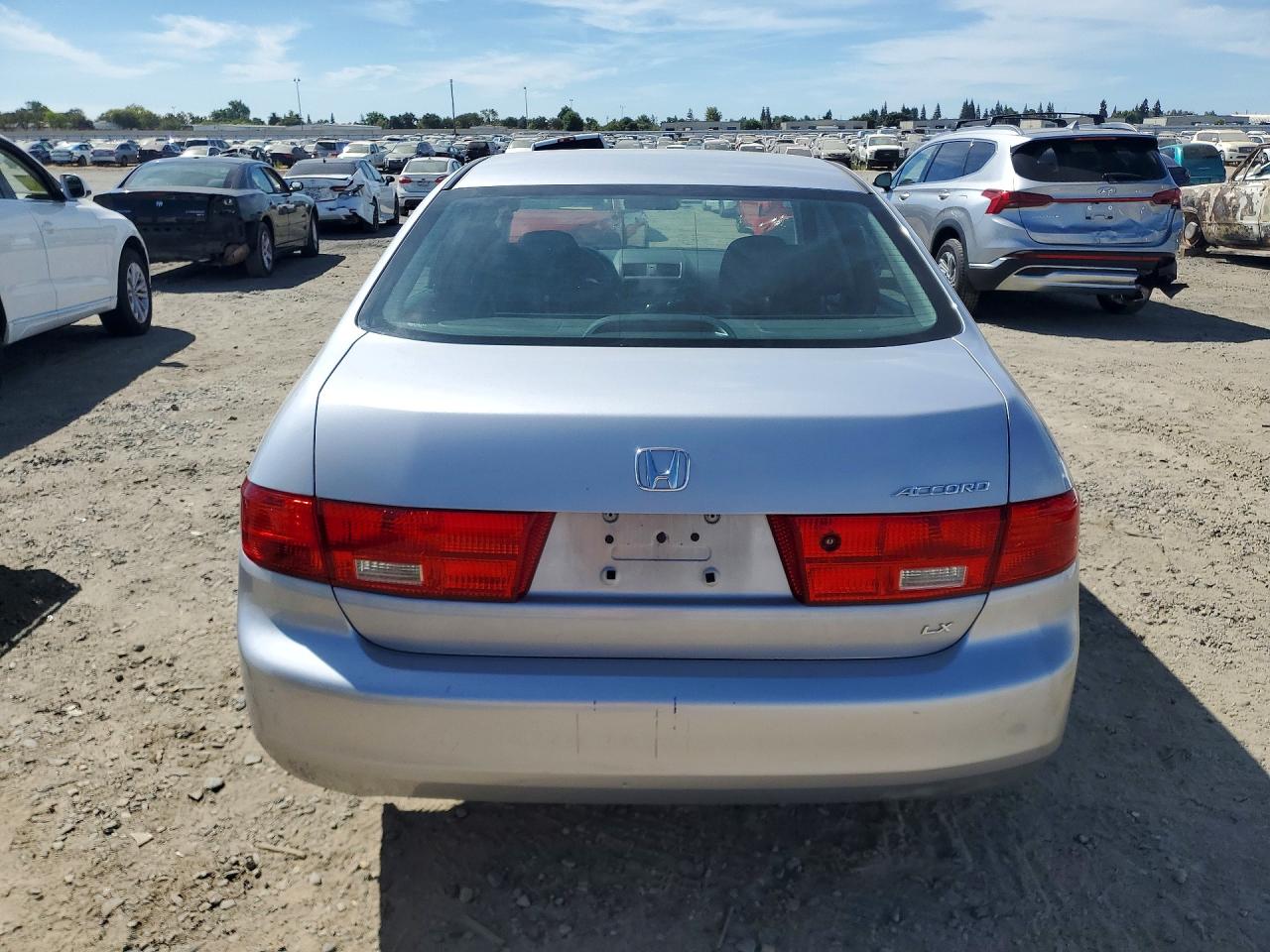 2005 Honda Accord Lx Silver vin: 1HGCM564X5A122845