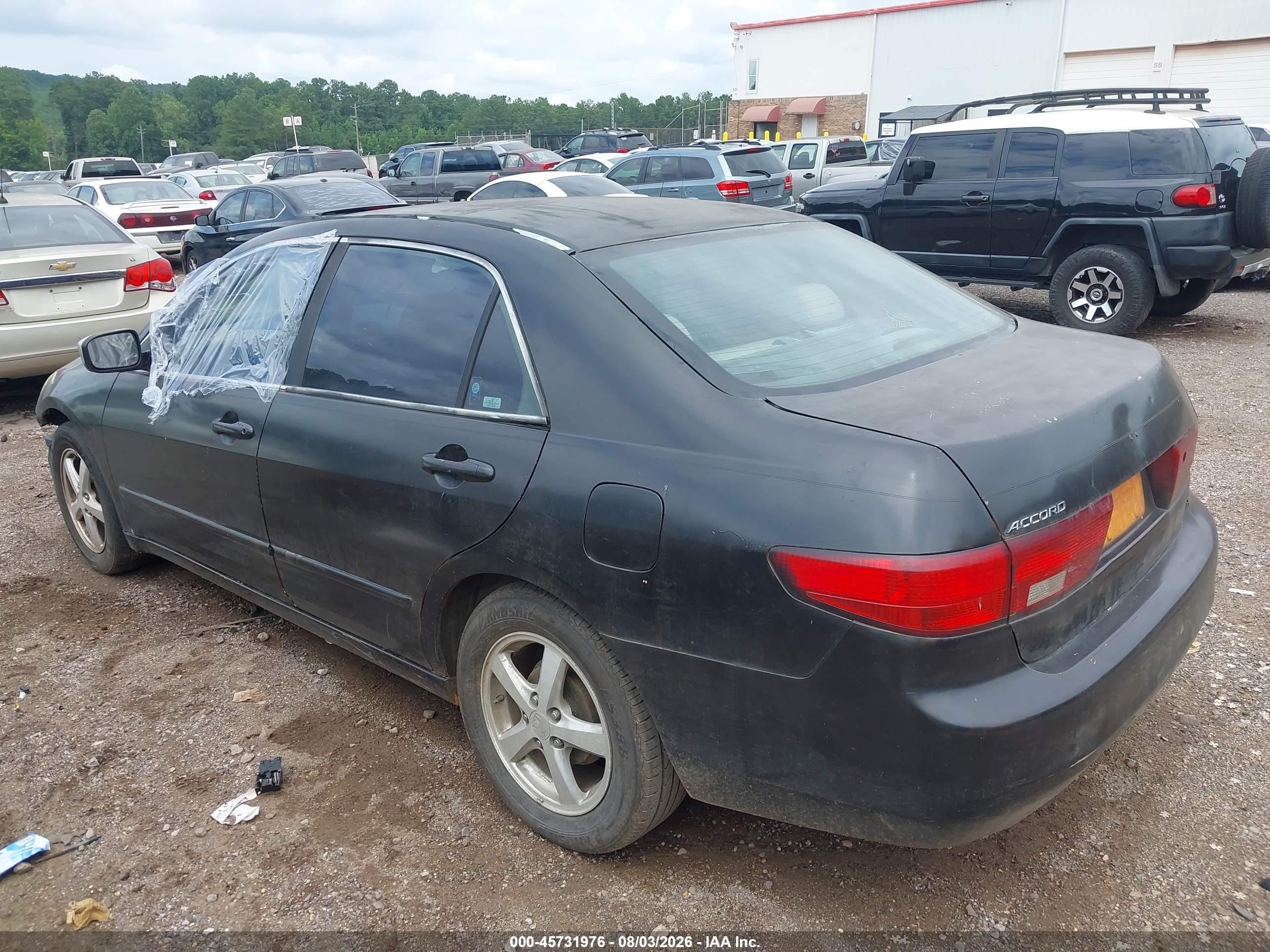 2005 Honda Accord 2.4 Lx Black vin: 1HGCM564X5A136521