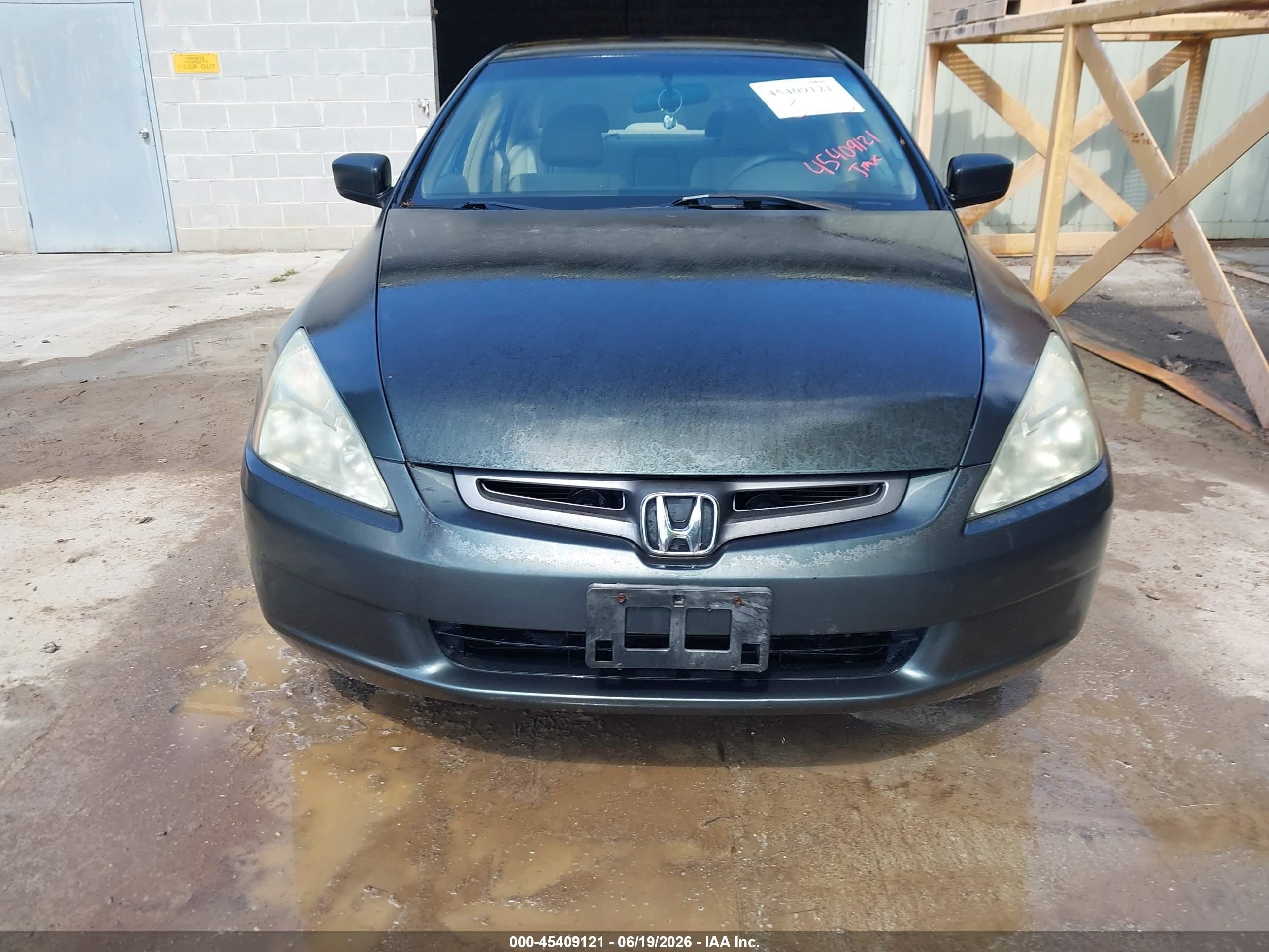 2005 Honda Accord 2.4 Lx Blue vin: 1HGCM564X5A158048