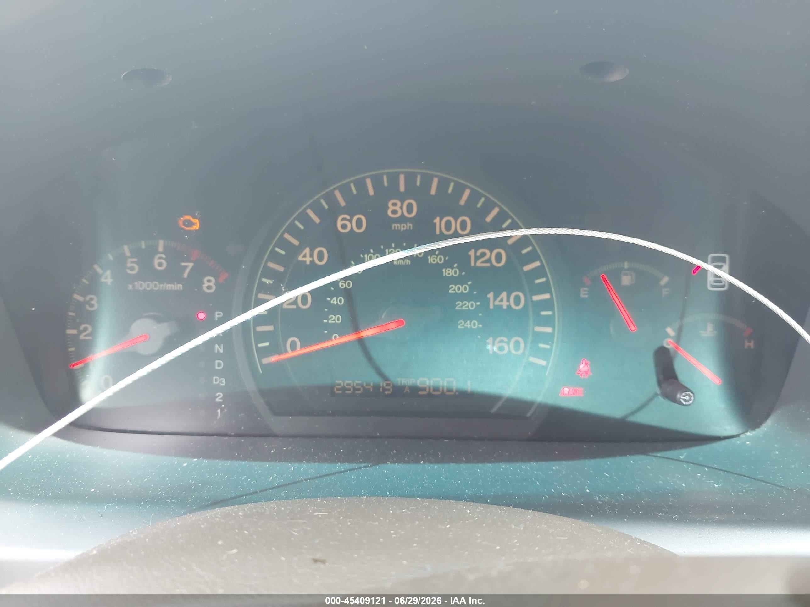 2005 Honda Accord 2.4 Lx Blue vin: 1HGCM564X5A158048