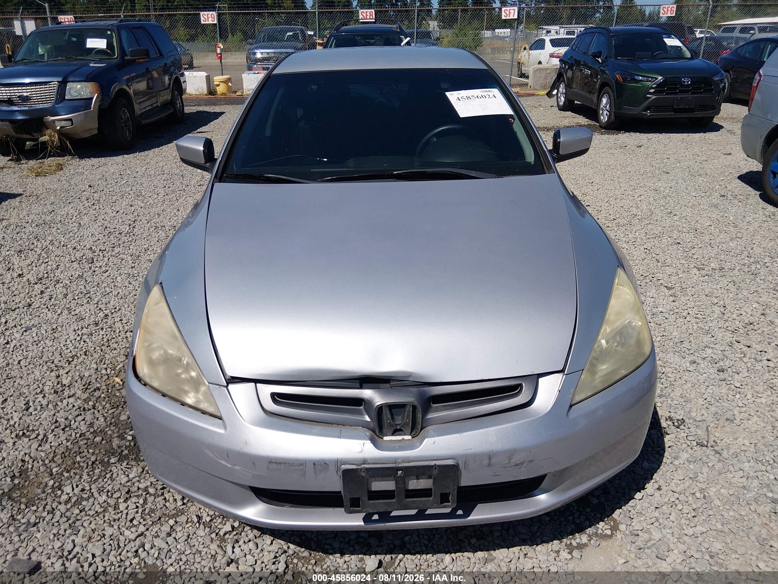 2005 Honda Accord 2.4 Lx Silver vin: 1HGCM564X5A174878