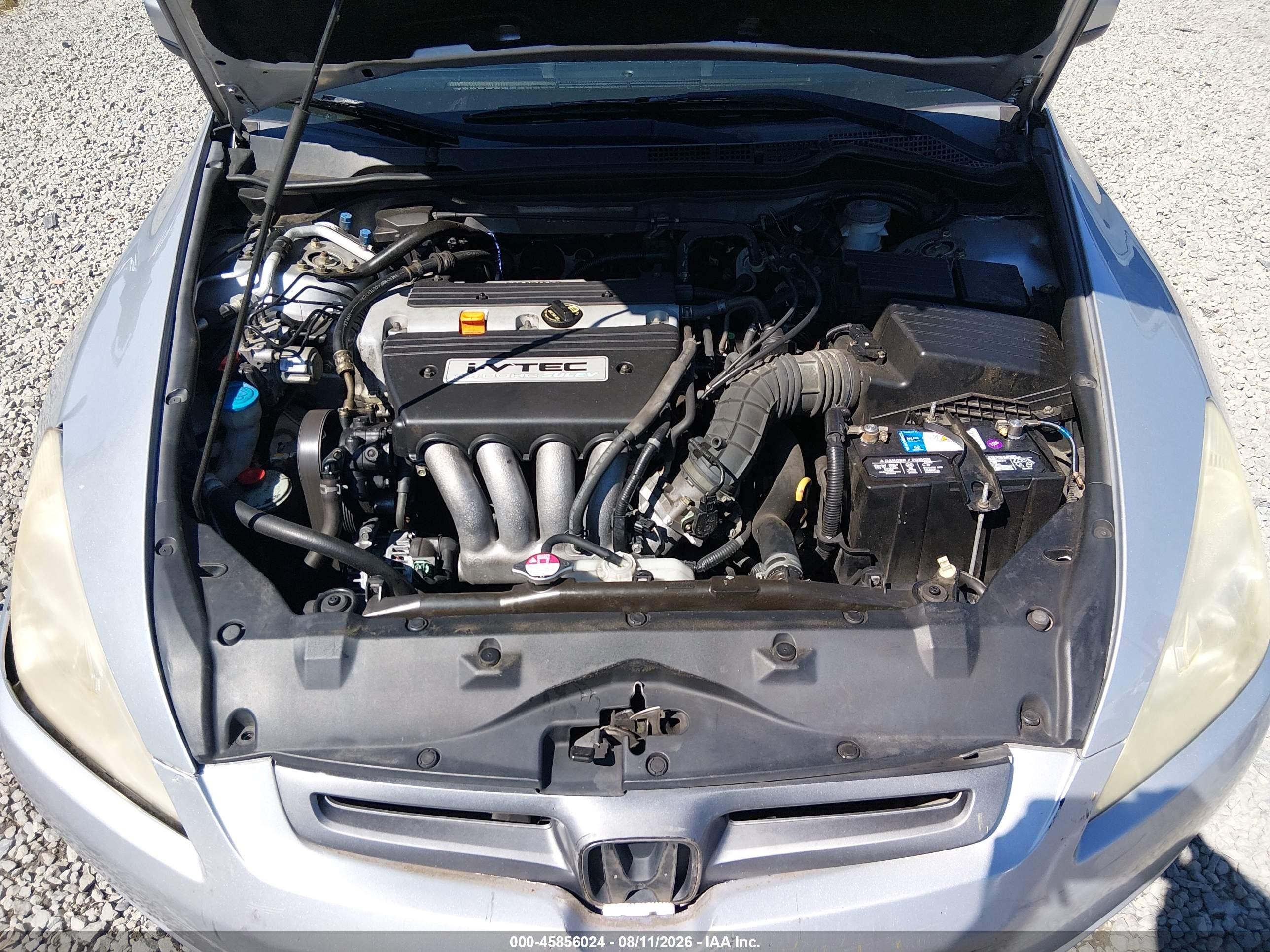 2005 Honda Accord 2.4 Lx Silver vin: 1HGCM564X5A174878