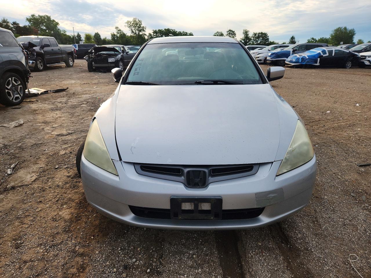 2005 Honda Accord Lx Silver vin: 1HGCM564X5A183936