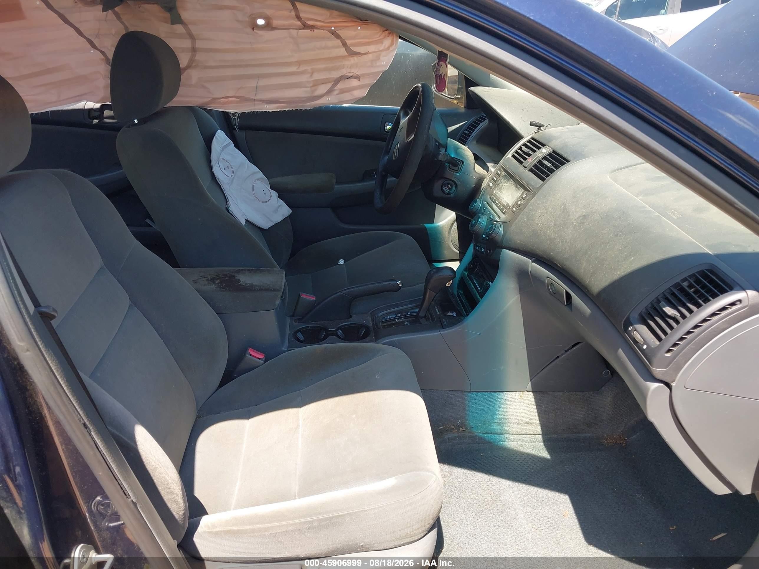 2006 Honda Accord 2.4 Lx Blue vin: 1HGCM564X6A016736
