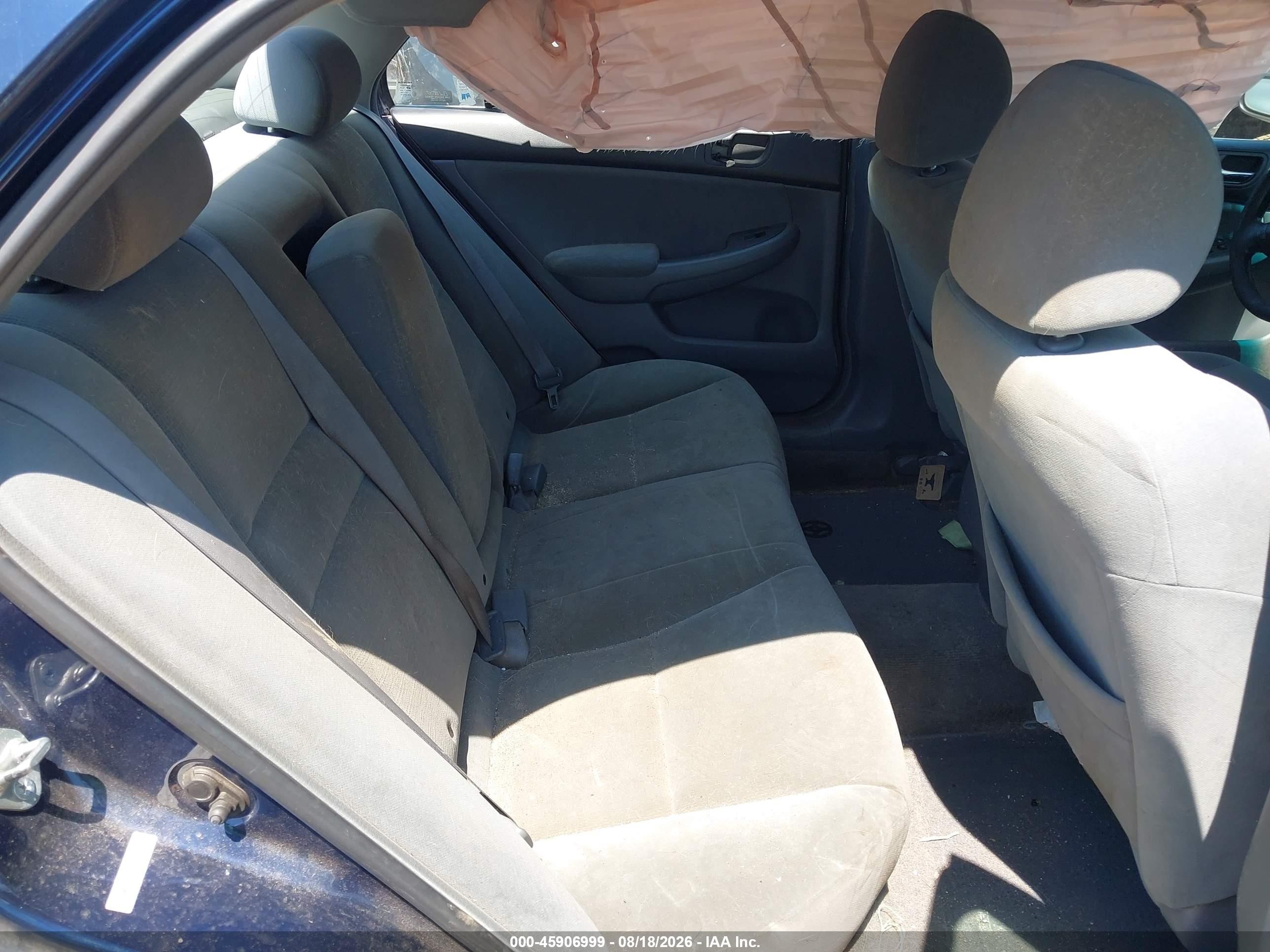 2006 Honda Accord 2.4 Lx Blue vin: 1HGCM564X6A016736