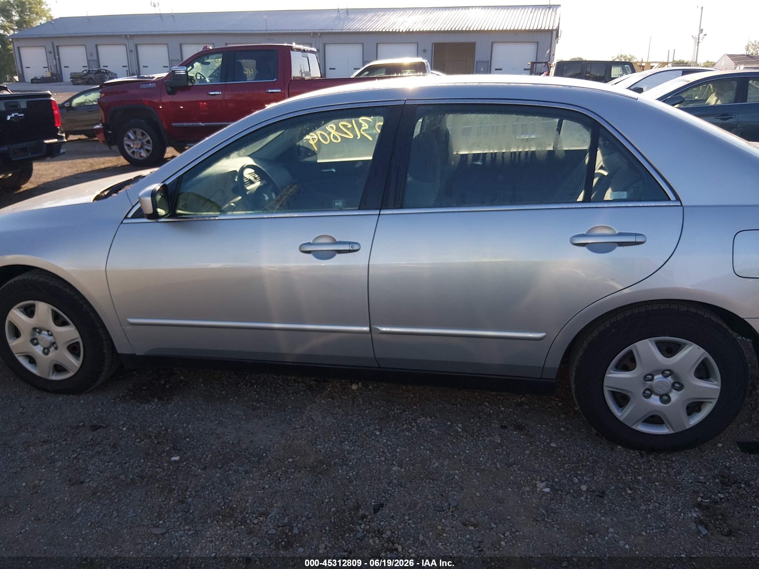 2007 Honda Accord 2.4 Lx Silver vin: 1HGCM564X7A002773