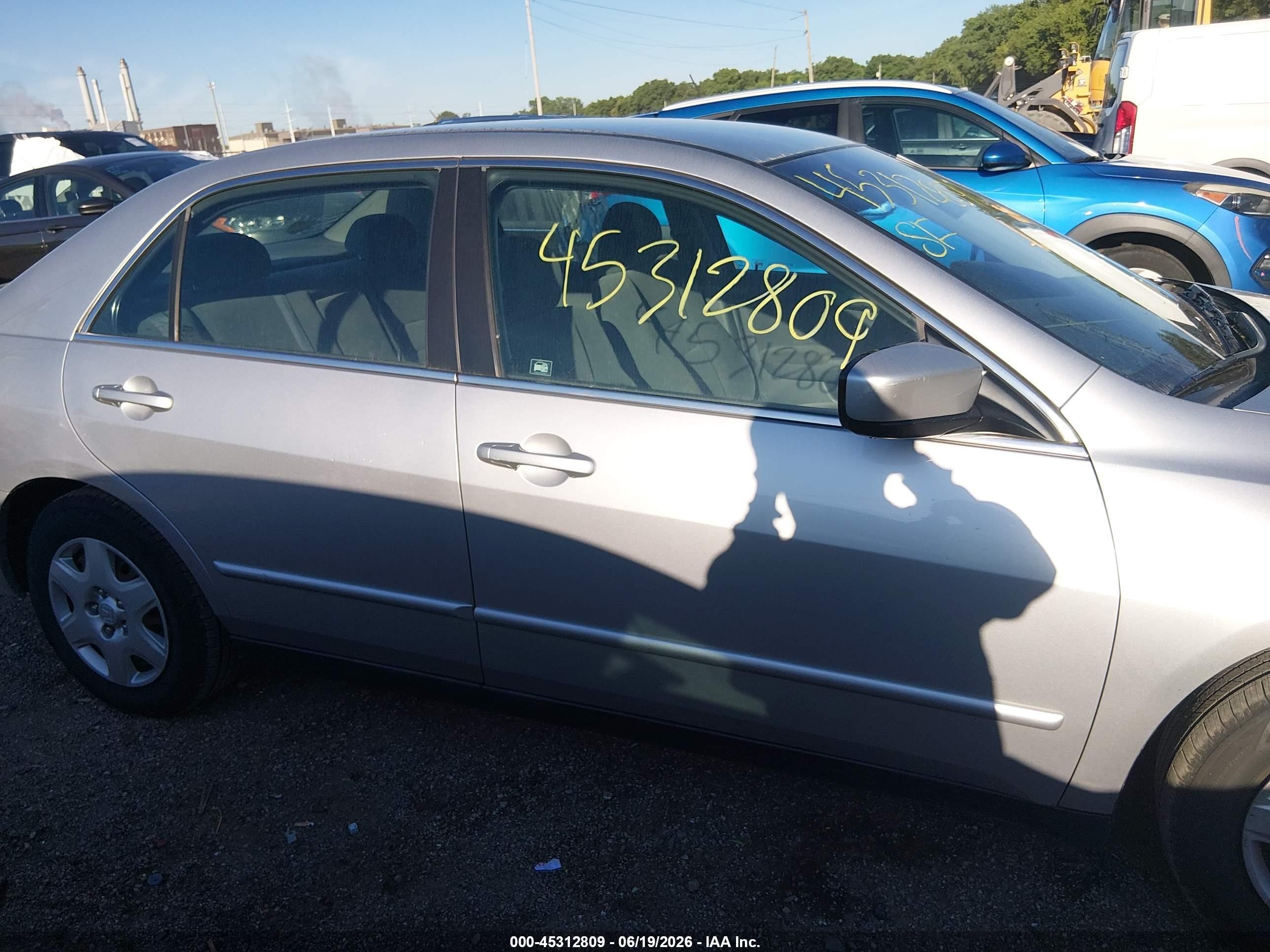 2007 Honda Accord 2.4 Lx Silver vin: 1HGCM564X7A002773