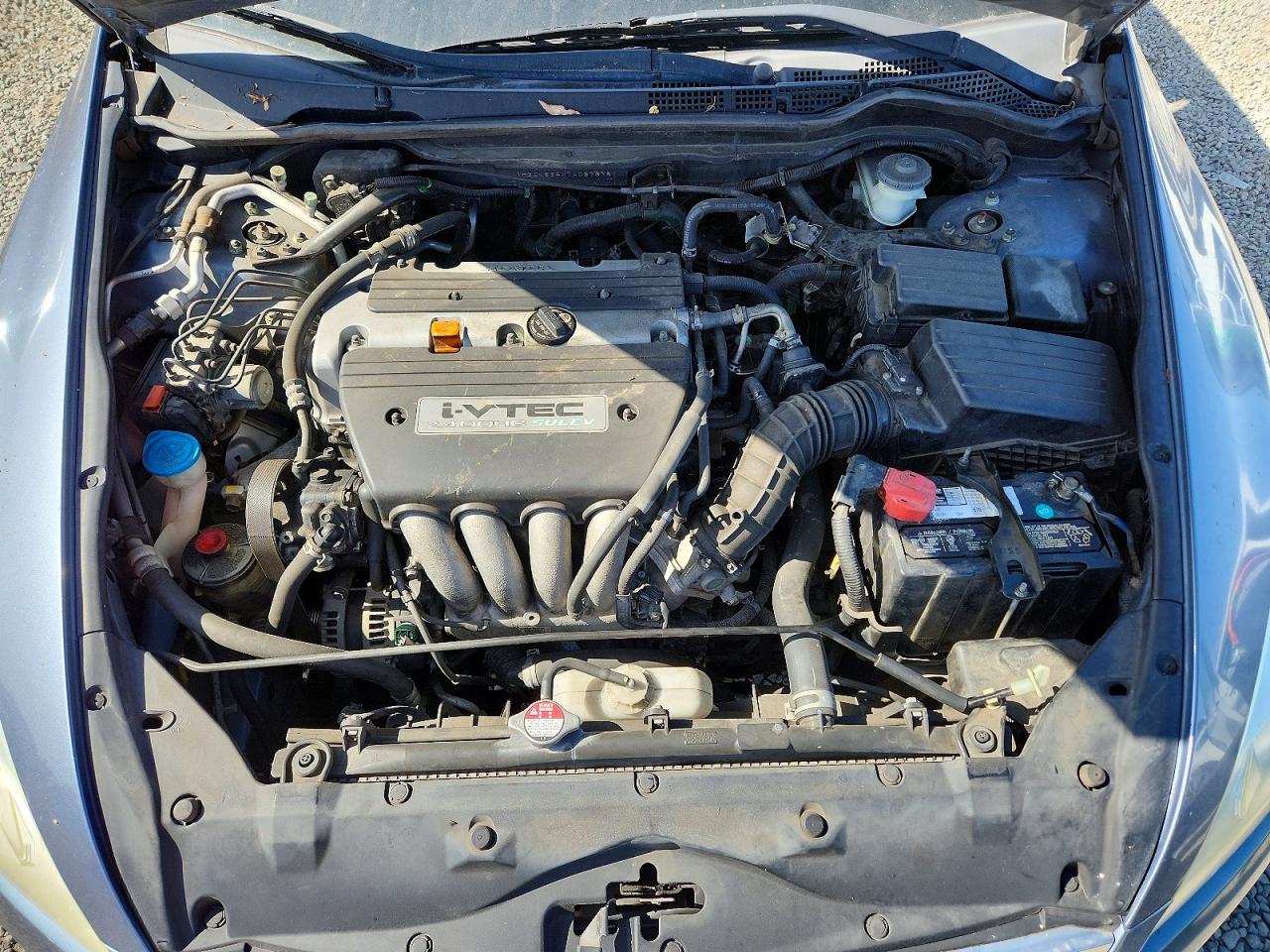 2007 Honda Accord Lx Blue vin: 1HGCM564X7A037376