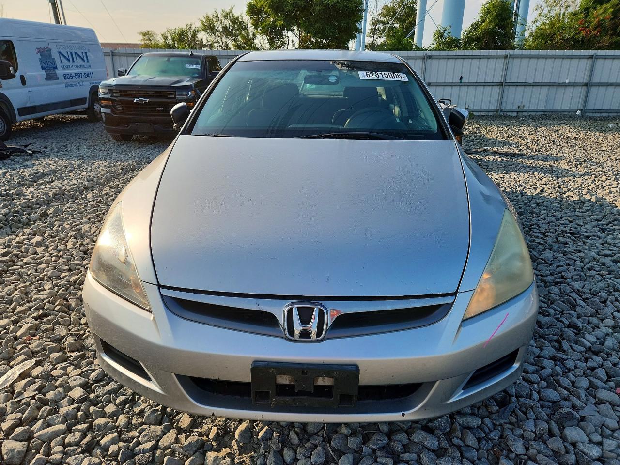2007 Honda Accord Lx Silver vin: 1HGCM564X7A050404