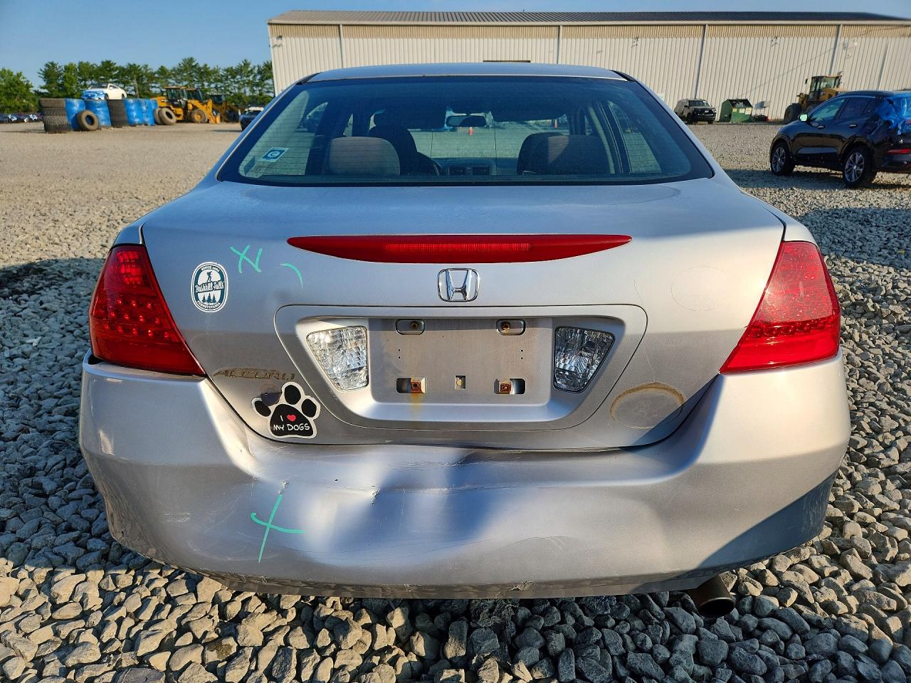 2007 Honda Accord Lx Silver vin: 1HGCM564X7A050404