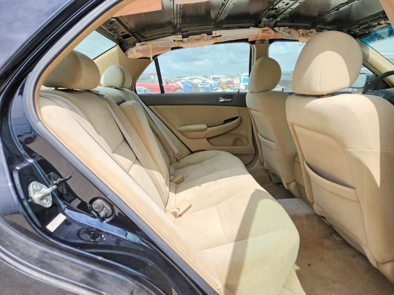 2007 Honda Accord Lx Black vin: 1HGCM564X7A105515