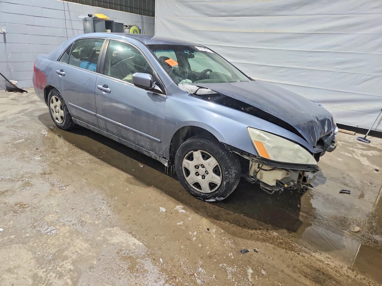 2007 Honda Accord Lx Gray vin: 1HGCM564X7A123416