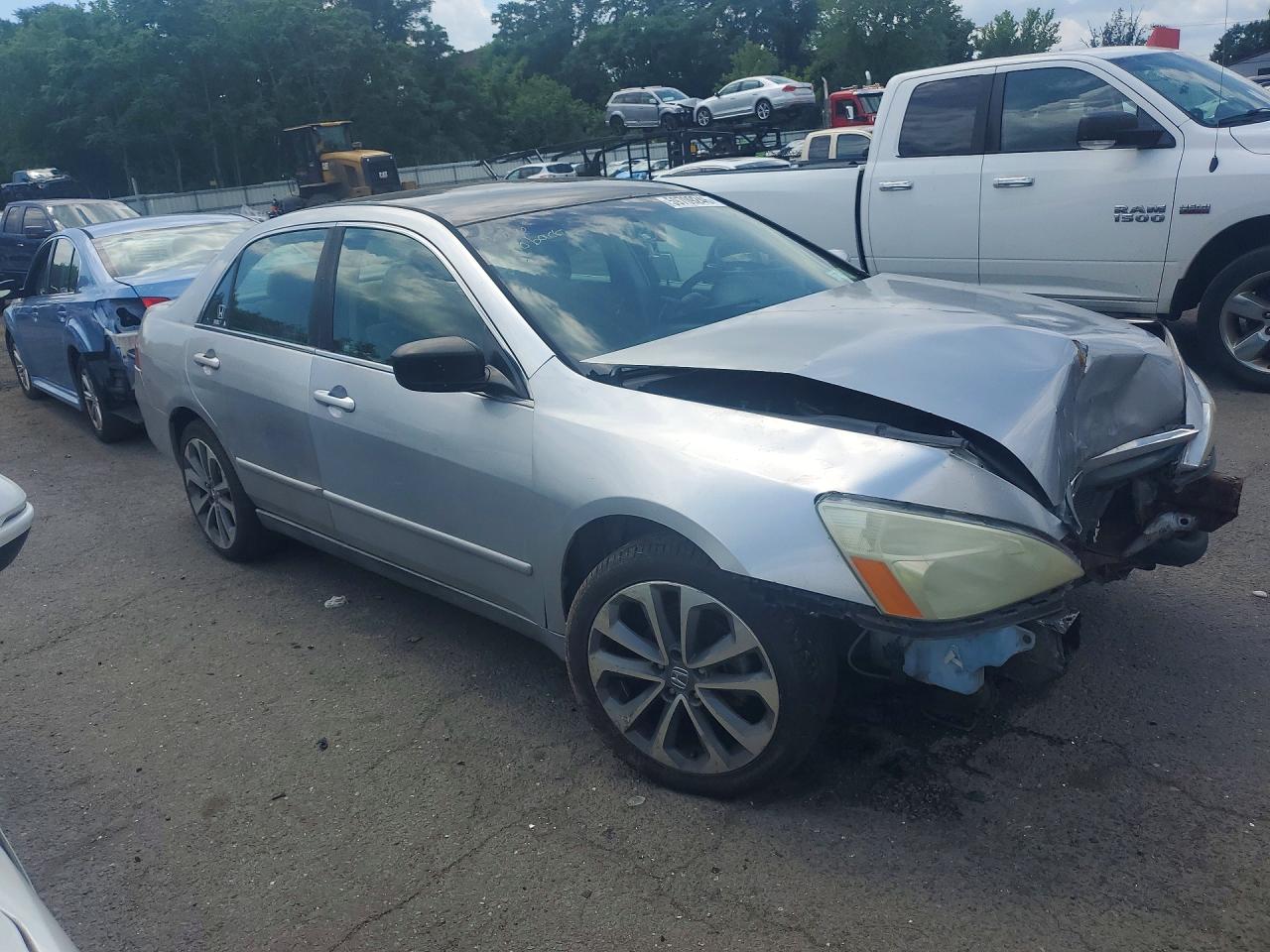 2007 Honda Accord Lx Серый vin: 1HGCM564X7A148249