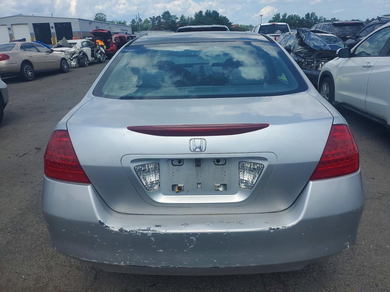 2007 Honda Accord Lx Серый vin: 1HGCM564X7A148249