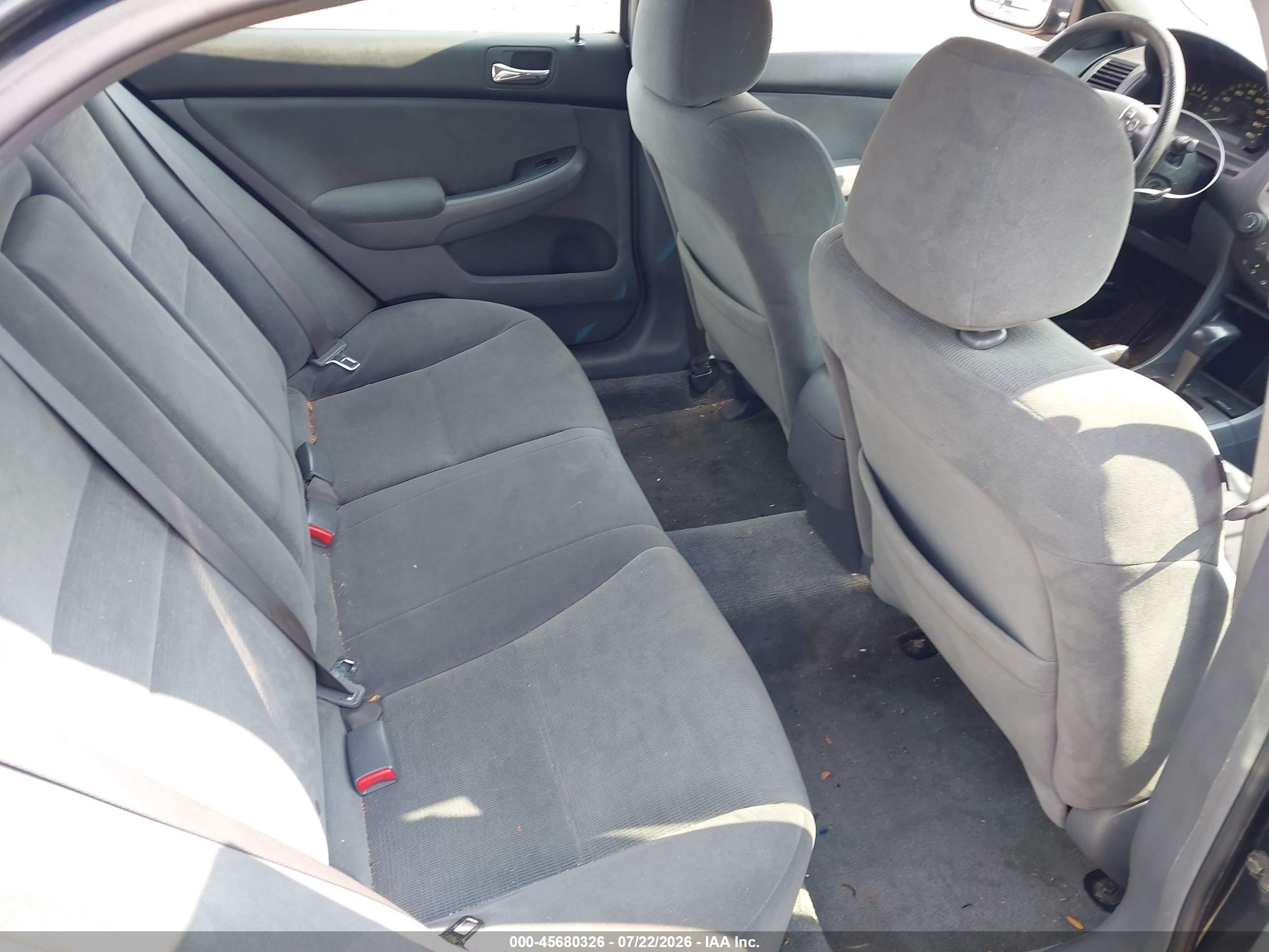 2007 Honda Accord 2.4 Lx Blue vin: 1HGCM564X7A210362