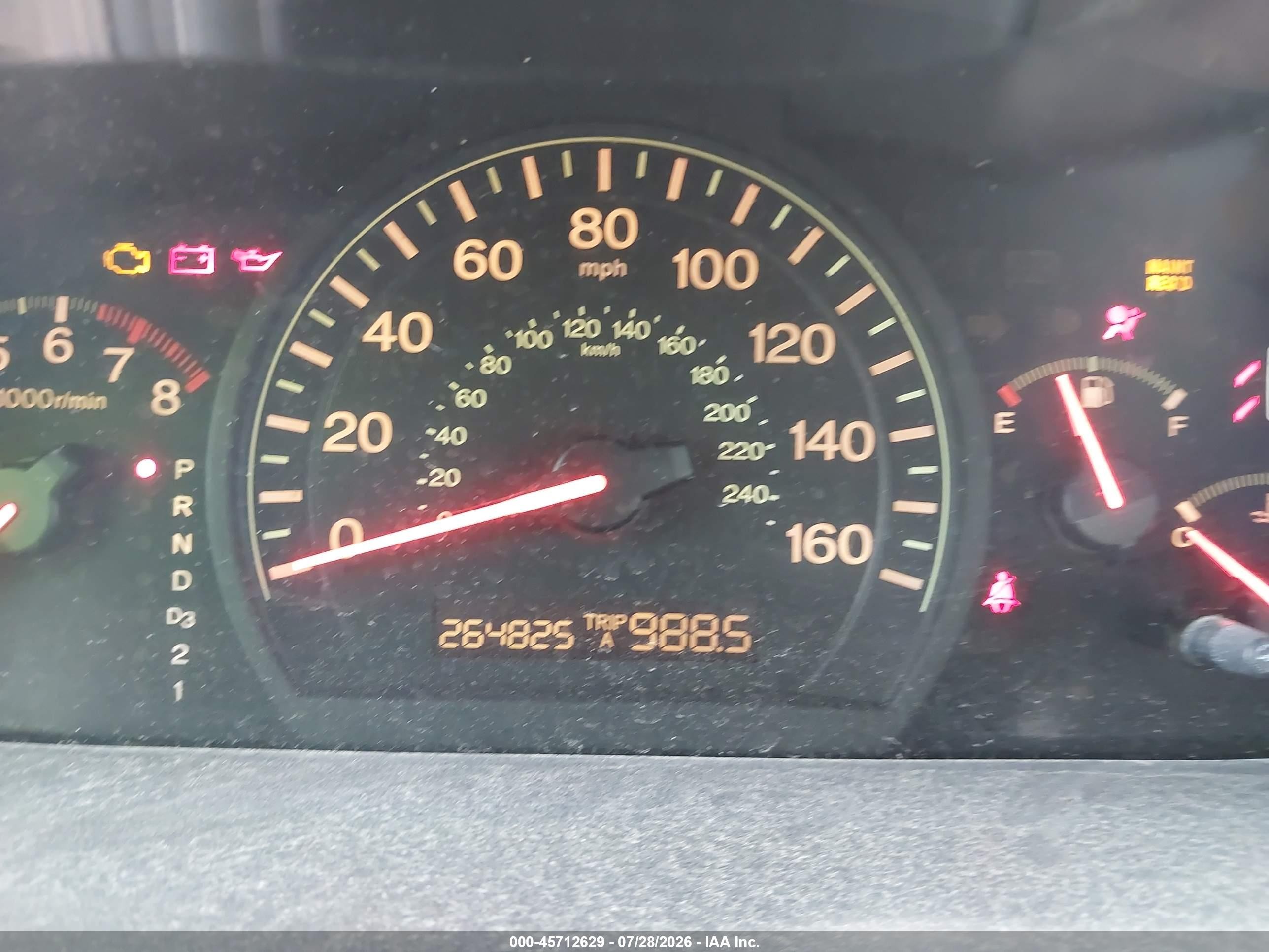 2003 Honda Accord 2.4 Ex Красный vin: 1HGCM56603A054957