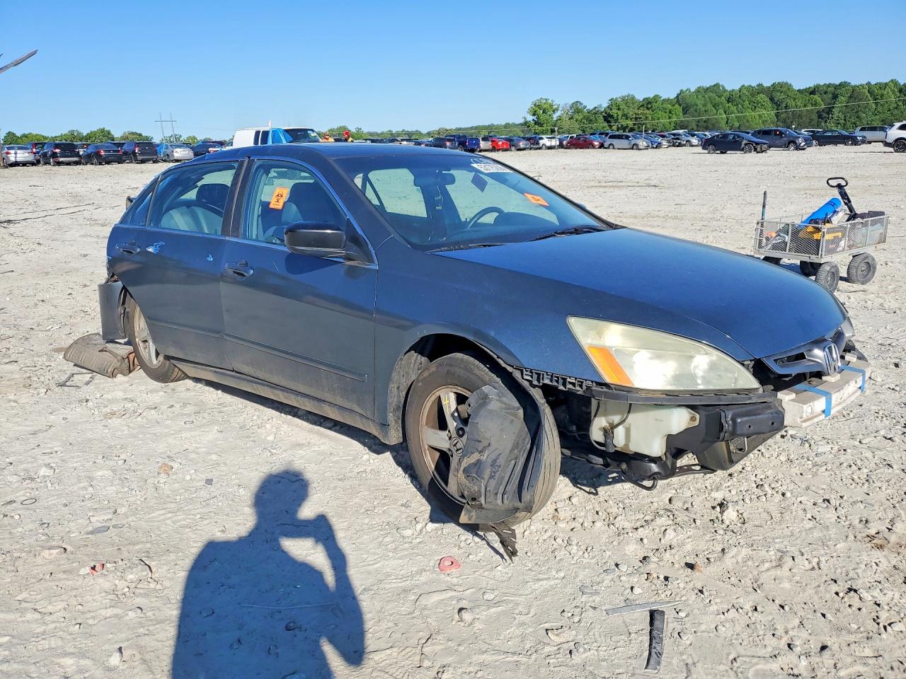 2003 Honda Accord Ex Gray vin: 1HGCM56603A066574