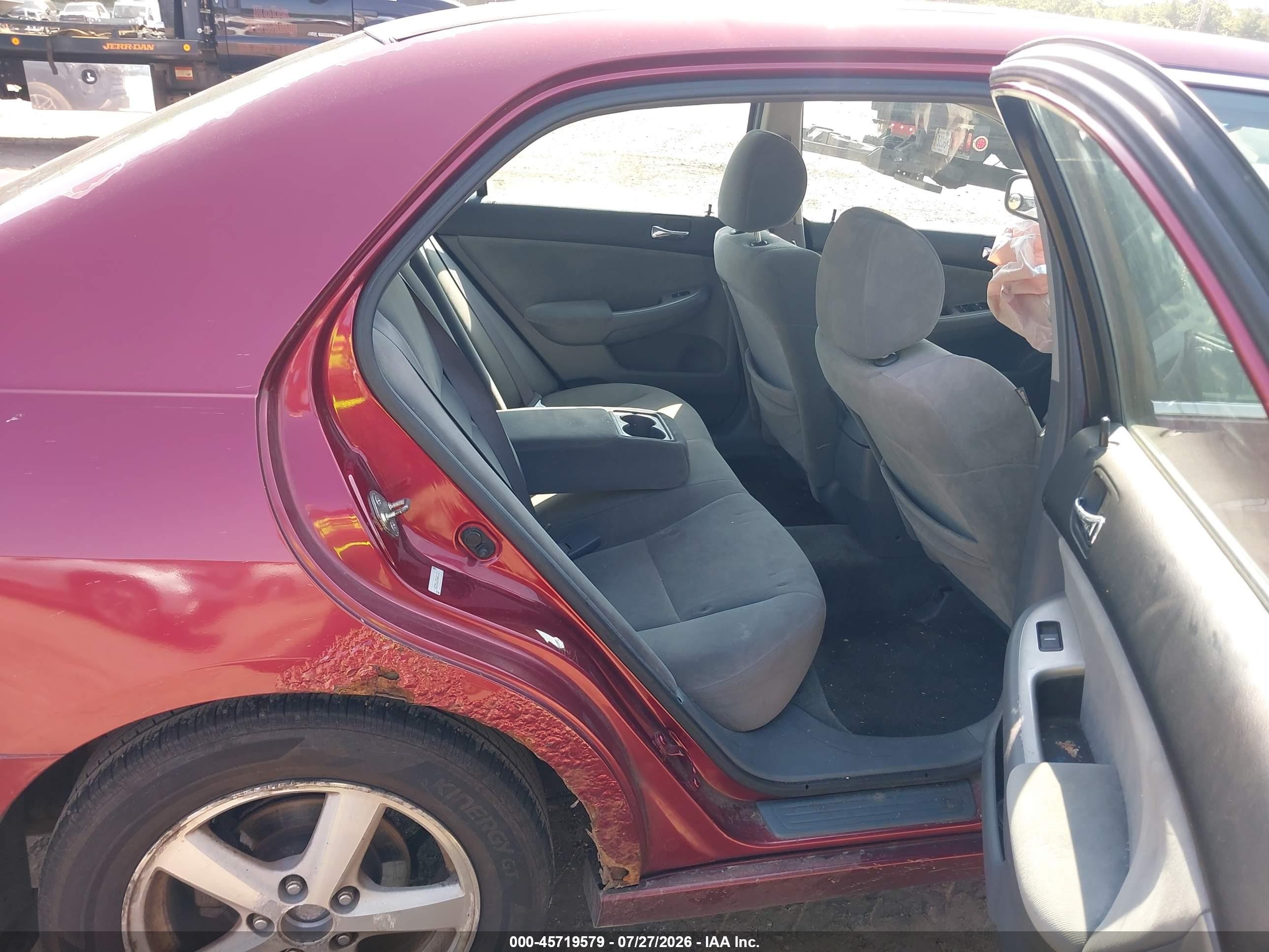 2003 Honda Accord 2.4 Ex Maroon vin: 1HGCM56603A081978