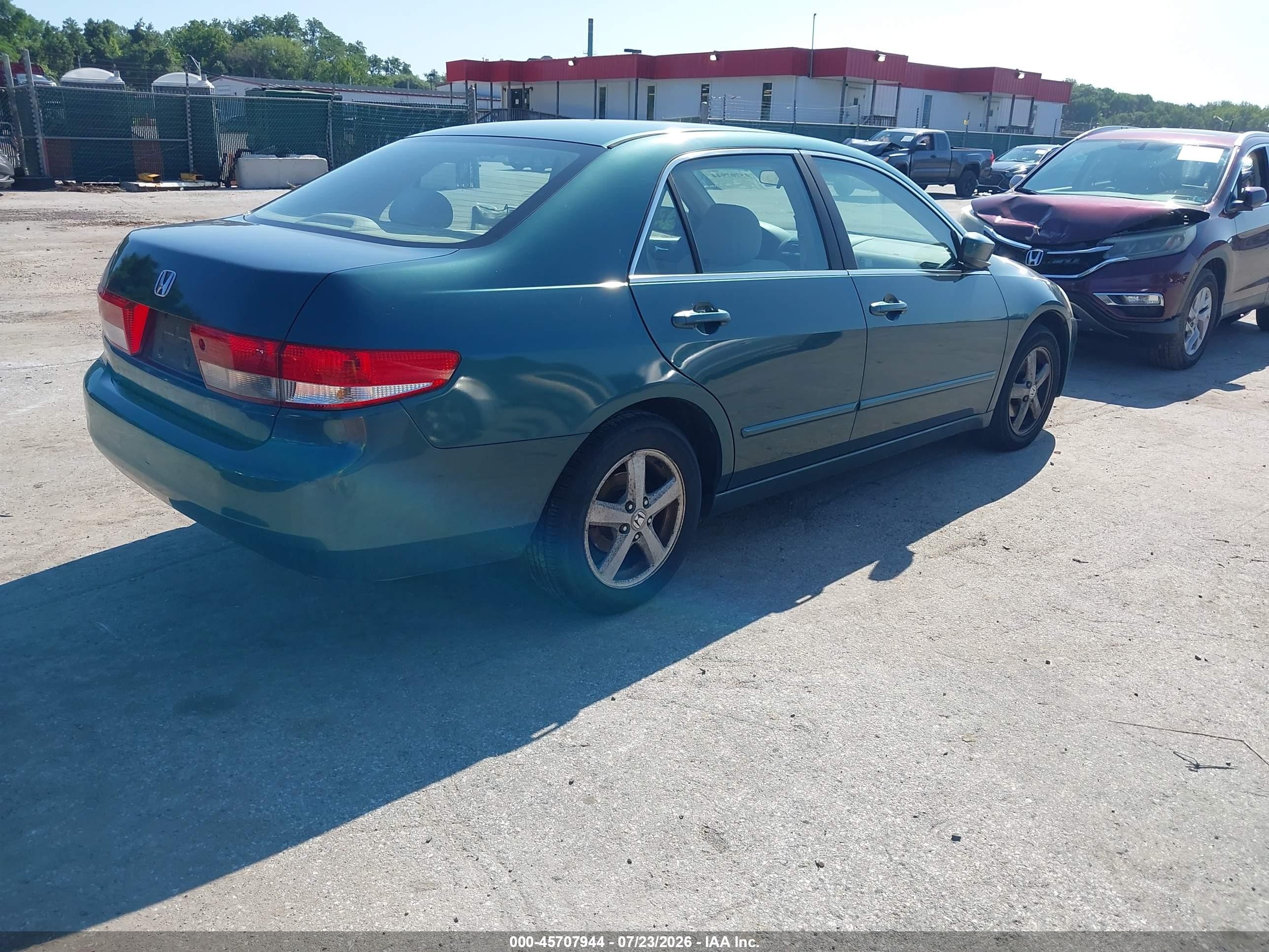 2003 Honda Accord 2.4 Ex Green vin: 1HGCM56603A085190