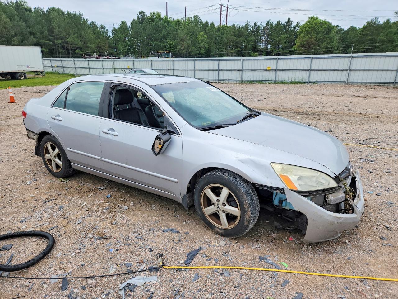 2003 Honda Accord Ex Silver vin: 1HGCM56603A111187