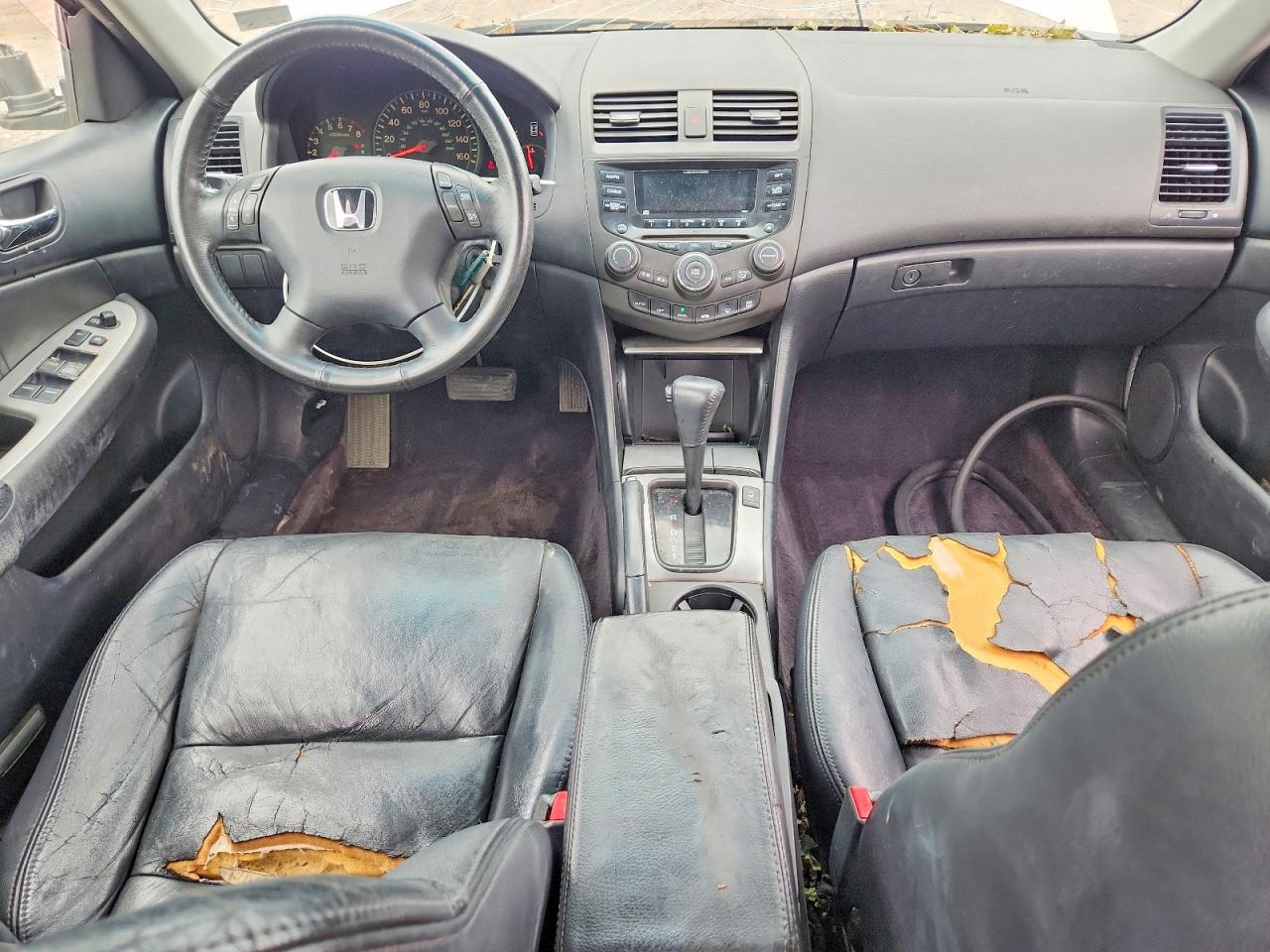 2003 Honda Accord Ex Silver vin: 1HGCM56603A111187