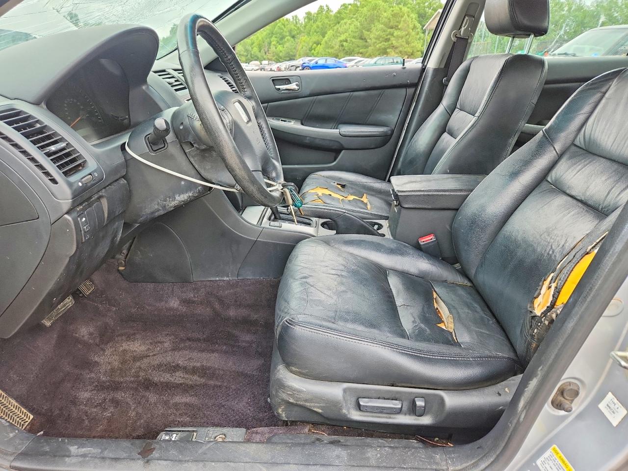 2003 Honda Accord Ex Silver vin: 1HGCM56603A111187