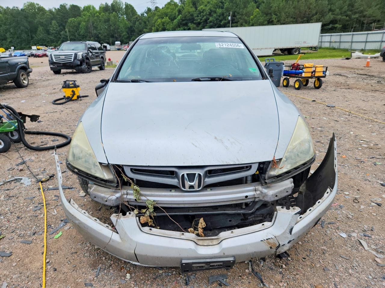 2003 Honda Accord Ex Silver vin: 1HGCM56603A111187