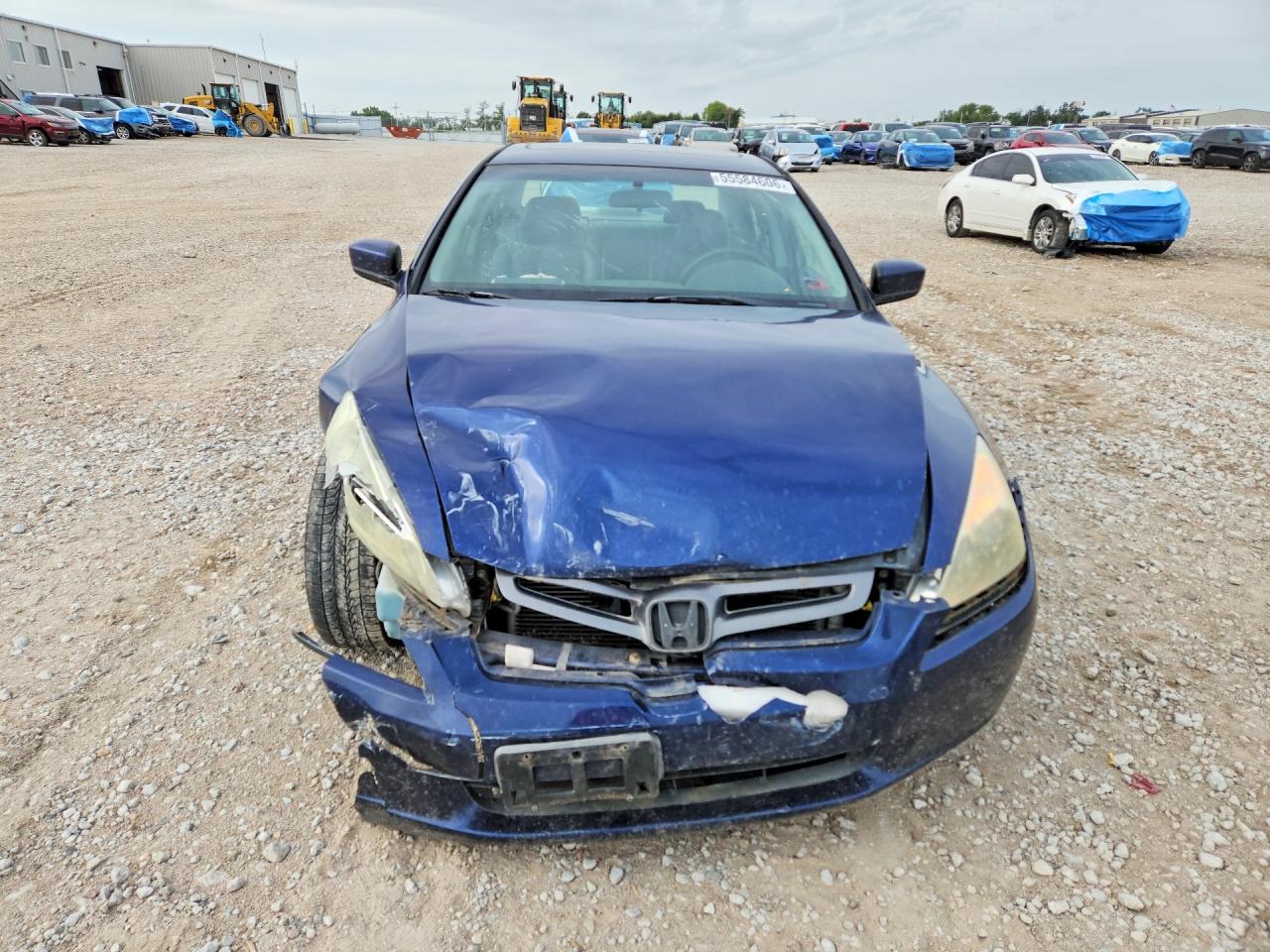 2003 Honda Accord Ex Blue vin: 1HGCM56603A113134